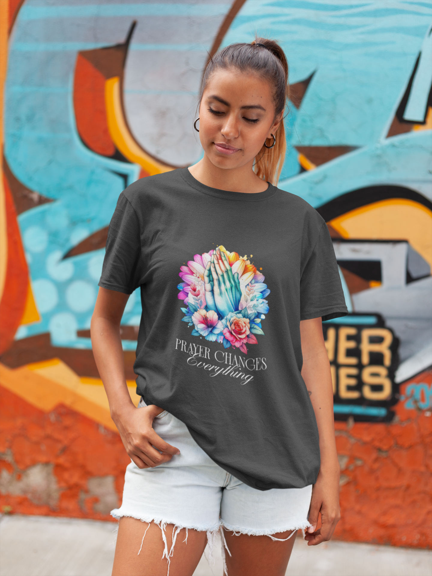 Prayer Changes Everything Shirt – Christian Faith Graphic Tee