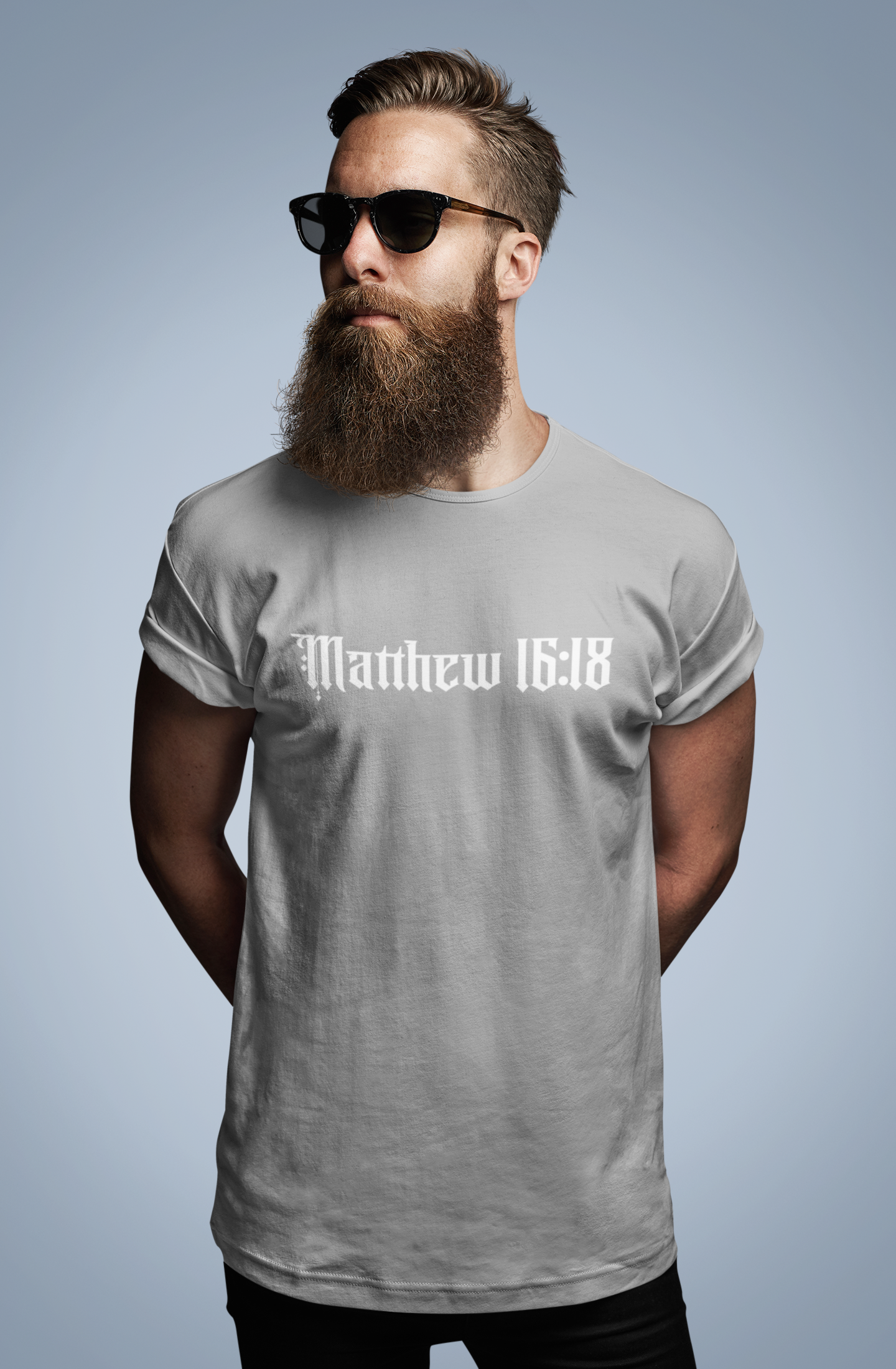 Matthew 16:18 Christian Graphic T-Shirt | One True Church Catholic Streetwear Tee
