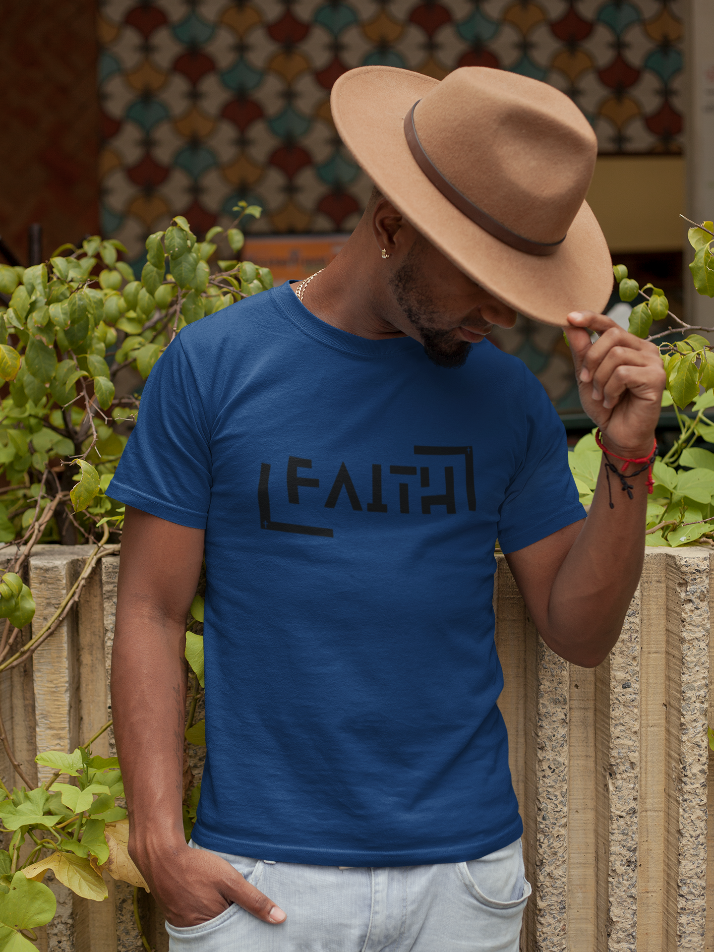 FAITH Minimalist Christian Graphic T-Shirt | Modern Religious Streetwear Tee
