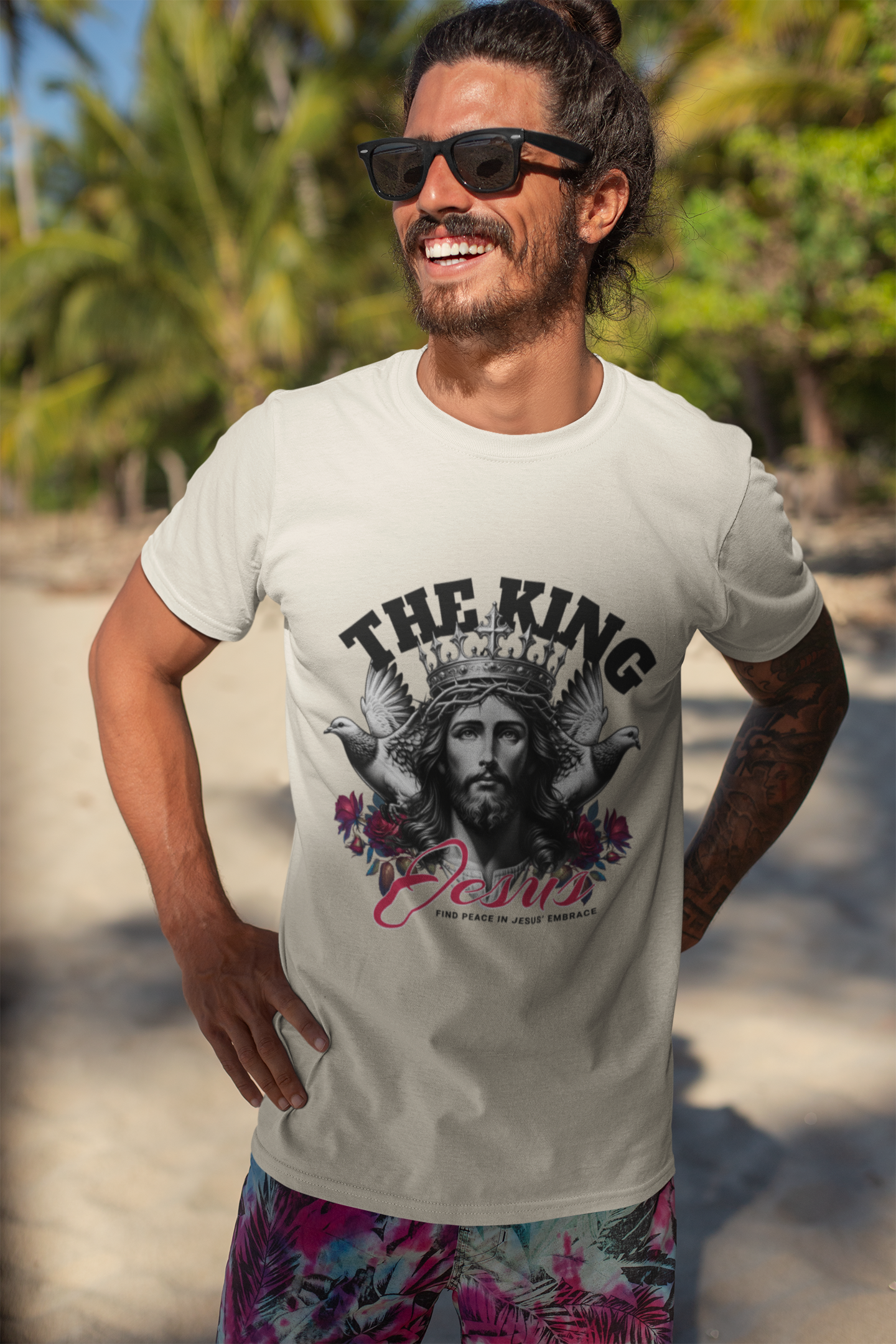 King Jesus Shirt – Jesus Is King Christian Graphic Tee