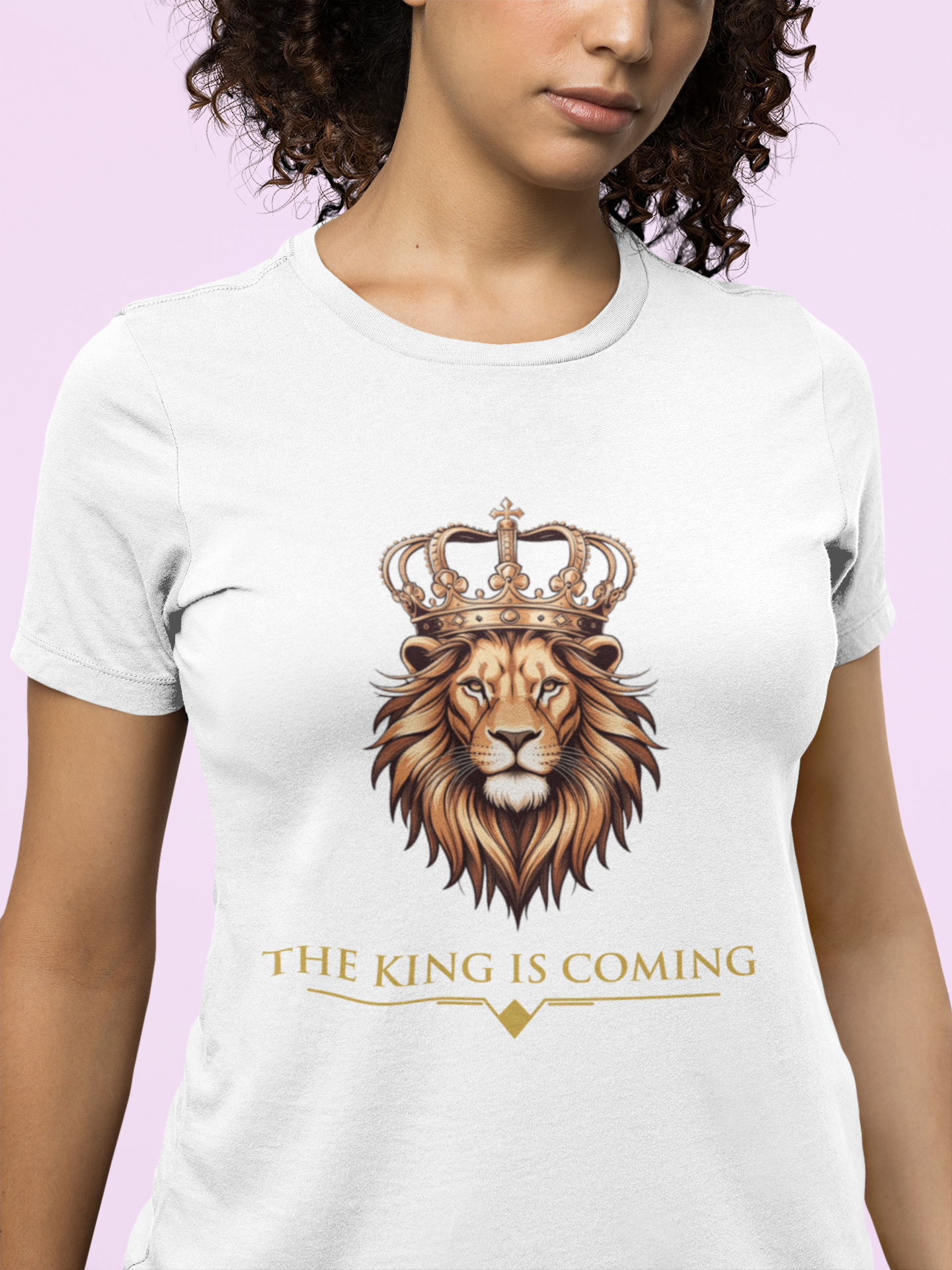 The King Is Coming Shirt – Lion of Judah Christian Graphic Tee (Copy)