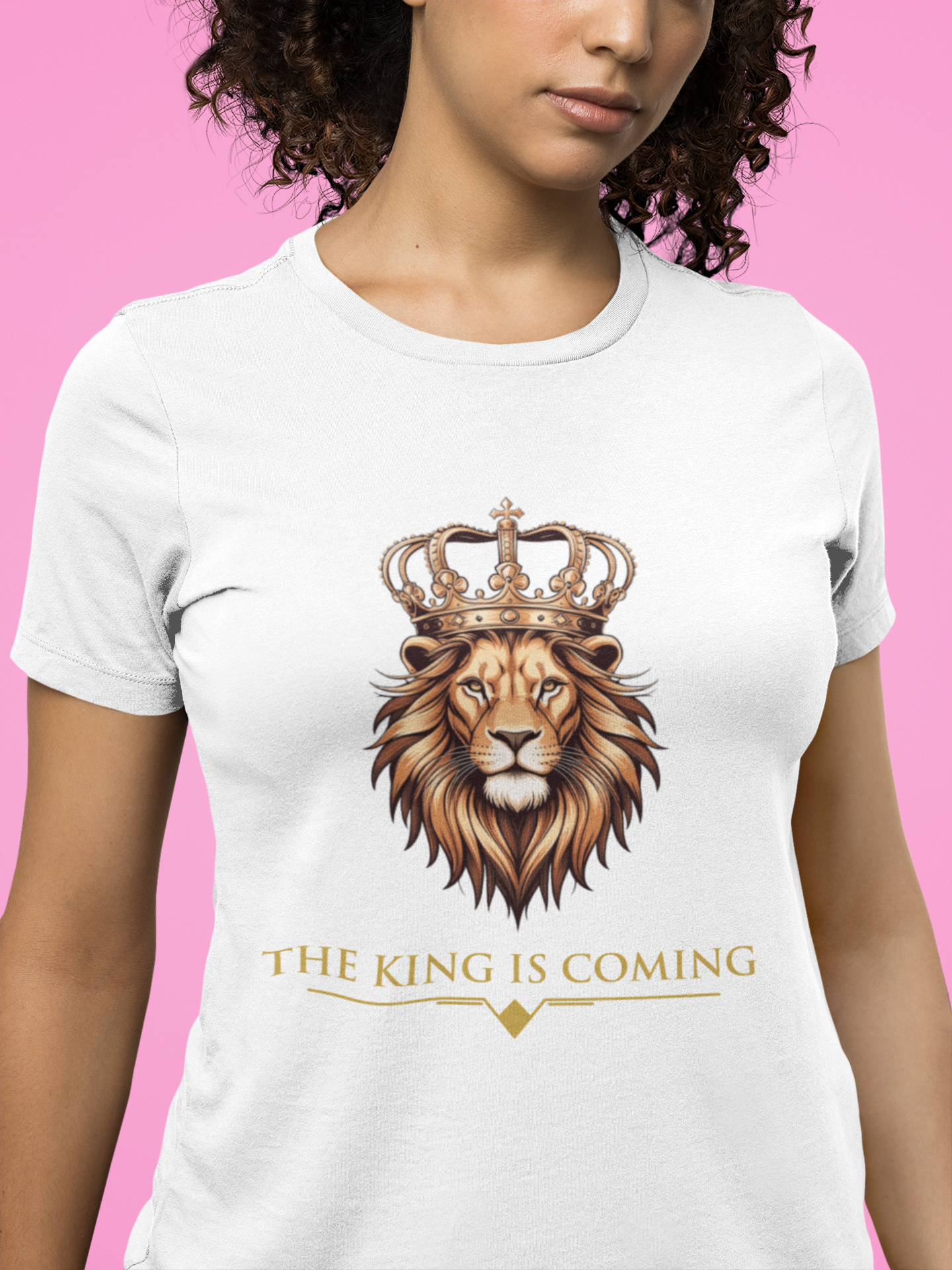The King Is Coming Shirt – Lion of Judah Christian Graphic Tee (Copy)