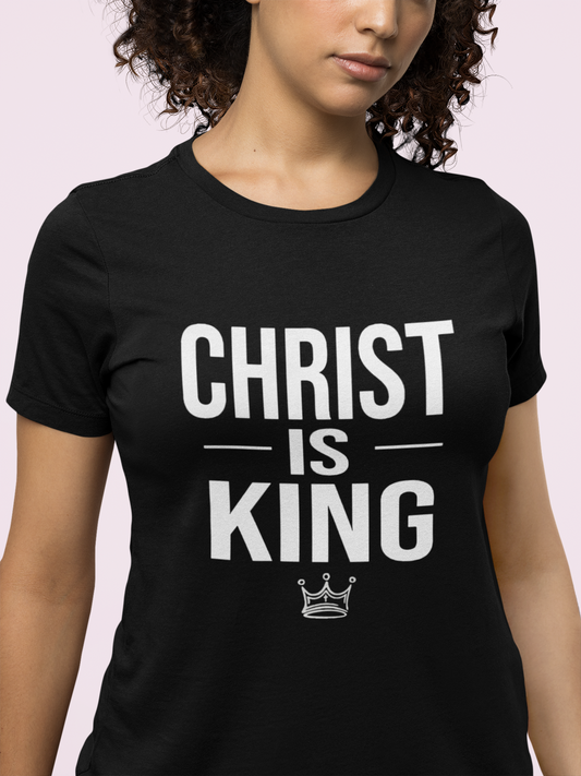 Christ Is King Shirt – Bold Christian Faith Graphic Tee (Copy)