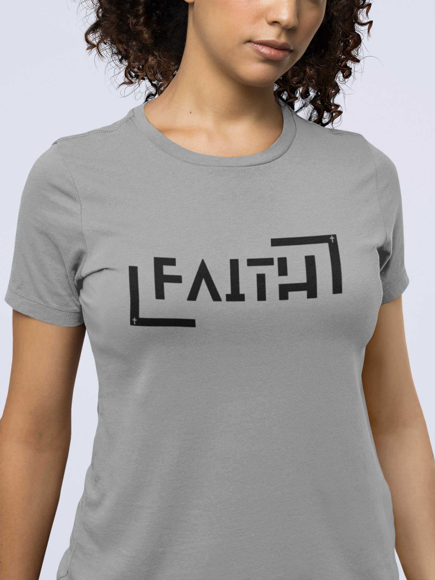 FAITH Minimalist Christian Graphic T-Shirt | Modern Religious Streetwear Tee