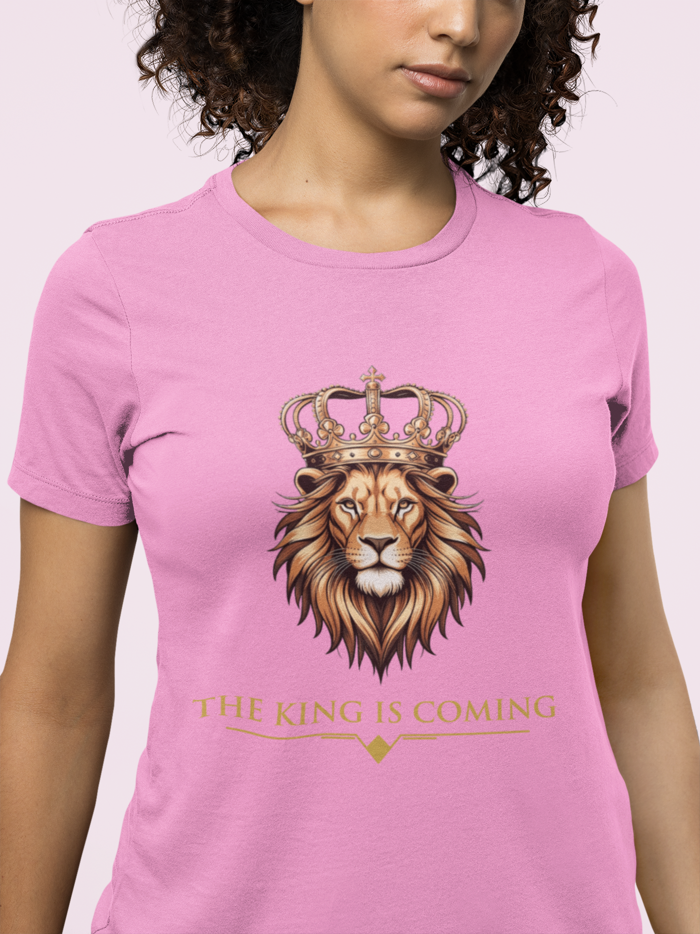 The King Is Coming Shirt – Lion of Judah Christian Graphic Tee (Copy)