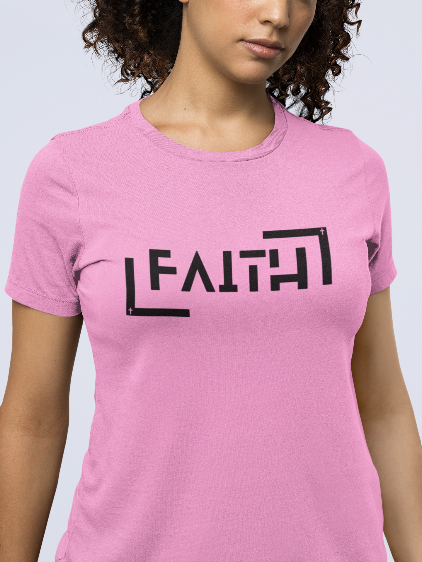 FAITH Minimalist Christian Graphic T-Shirt | Modern Religious Streetwear Tee