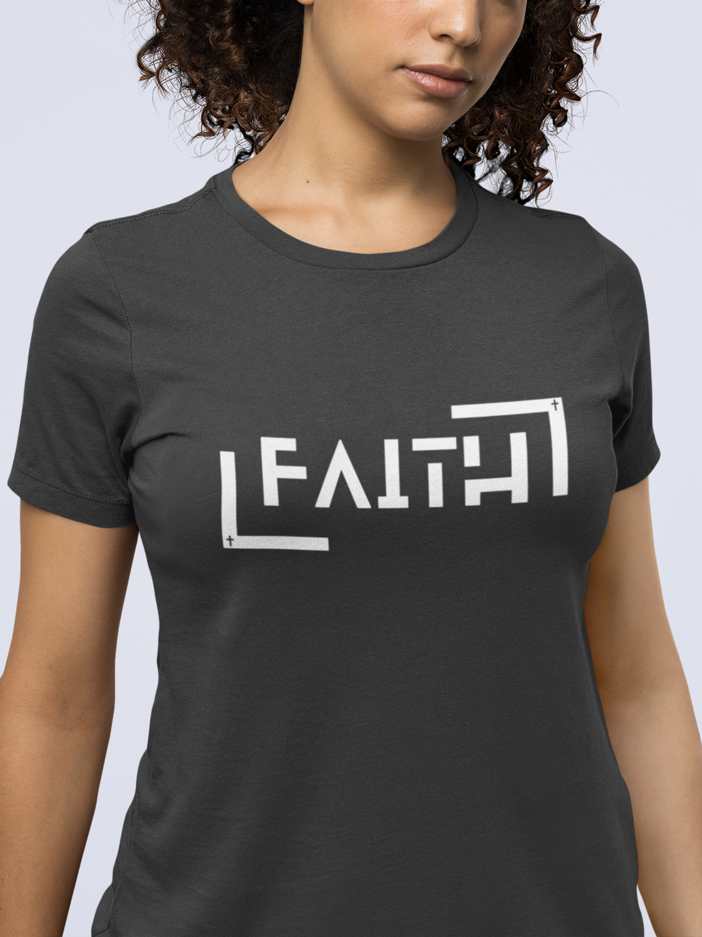 FAITH Minimalist Christian Graphic T-Shirt | Modern Religious Streetwear Tee