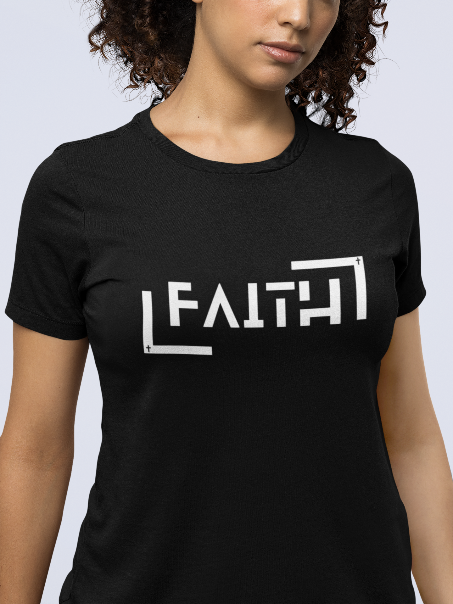FAITH Minimalist Christian Graphic T-Shirt | Modern Religious Streetwear Tee