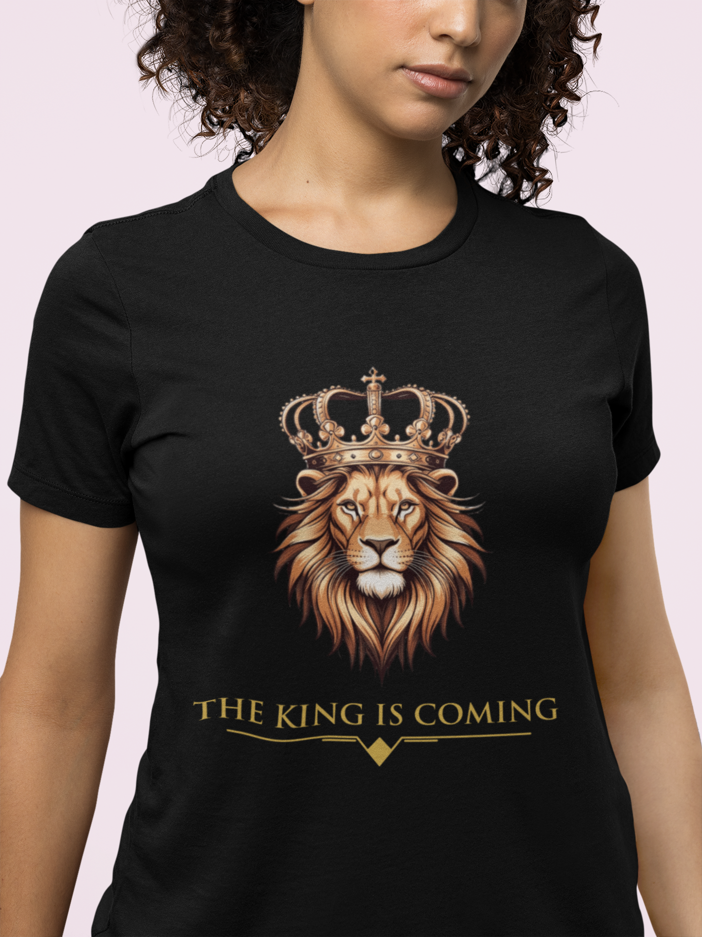 The King Is Coming Shirt – Lion of Judah Christian Graphic Tee (Copy)