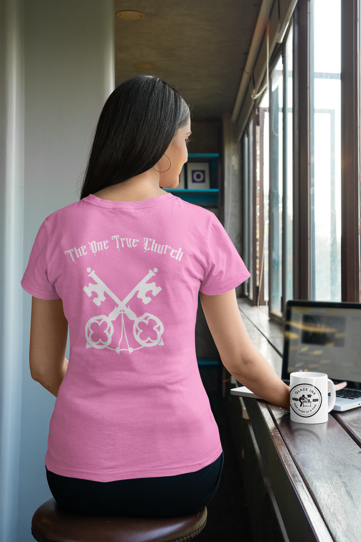 Matthew 16:18 Christian Graphic T-Shirt | One True Church Catholic Streetwear Tee (Copy)