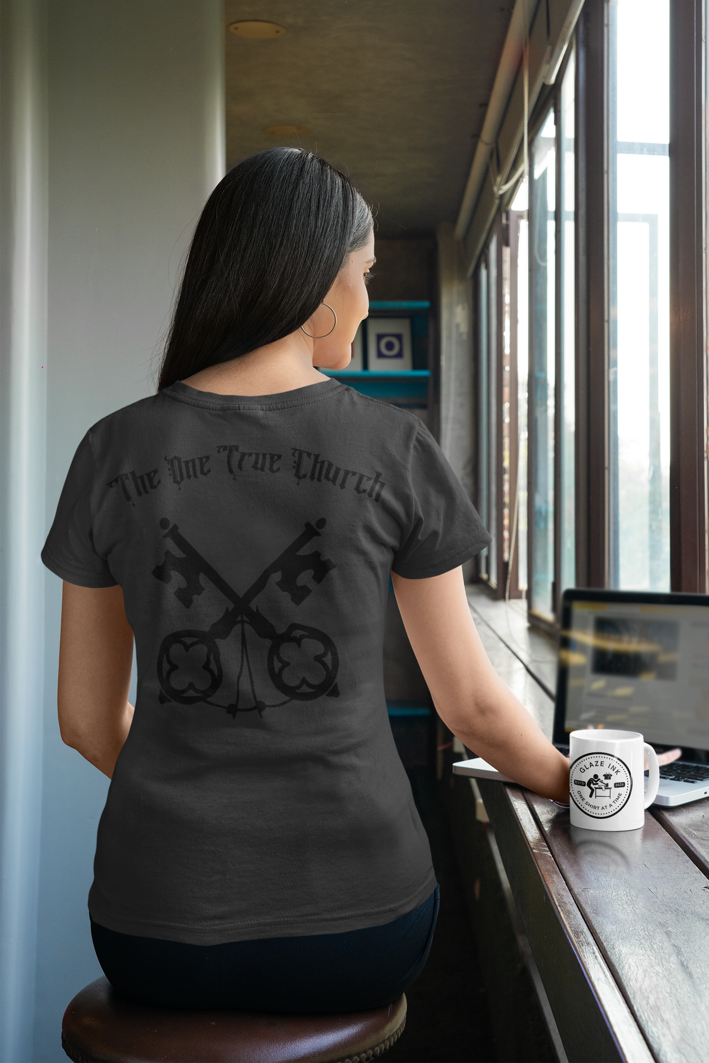 Matthew 16:18 Christian Graphic T-Shirt | One True Church Catholic Streetwear Tee