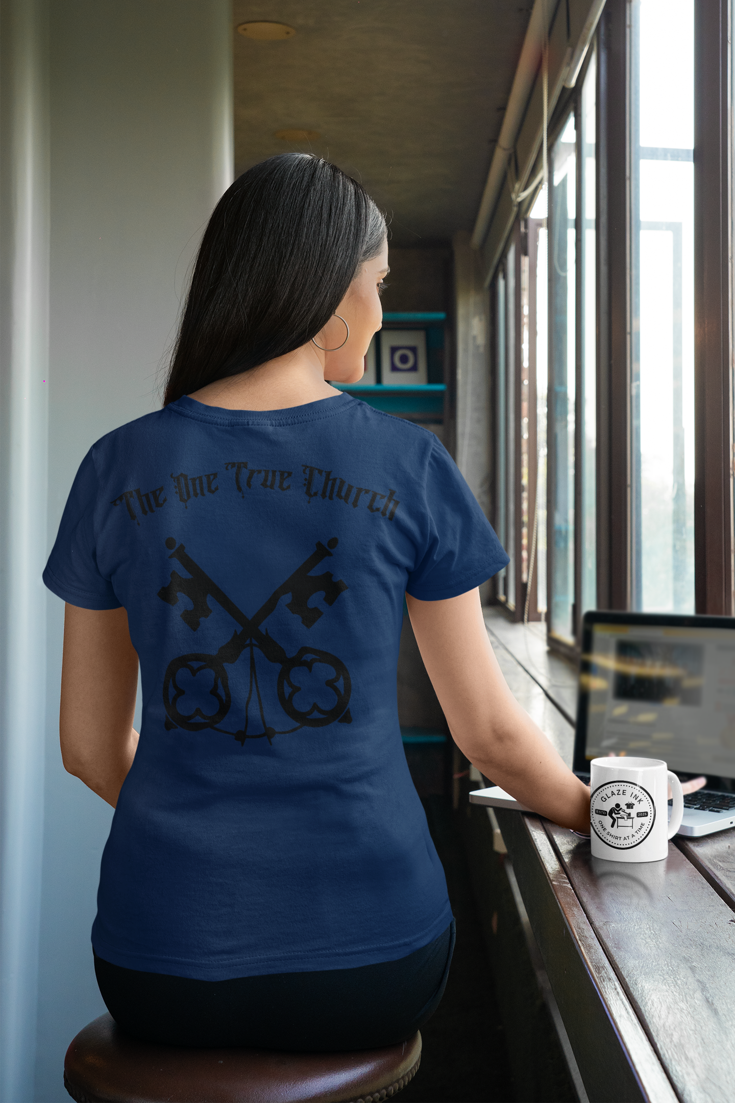 Matthew 16:18 Christian Graphic T-Shirt | One True Church Catholic Streetwear Tee