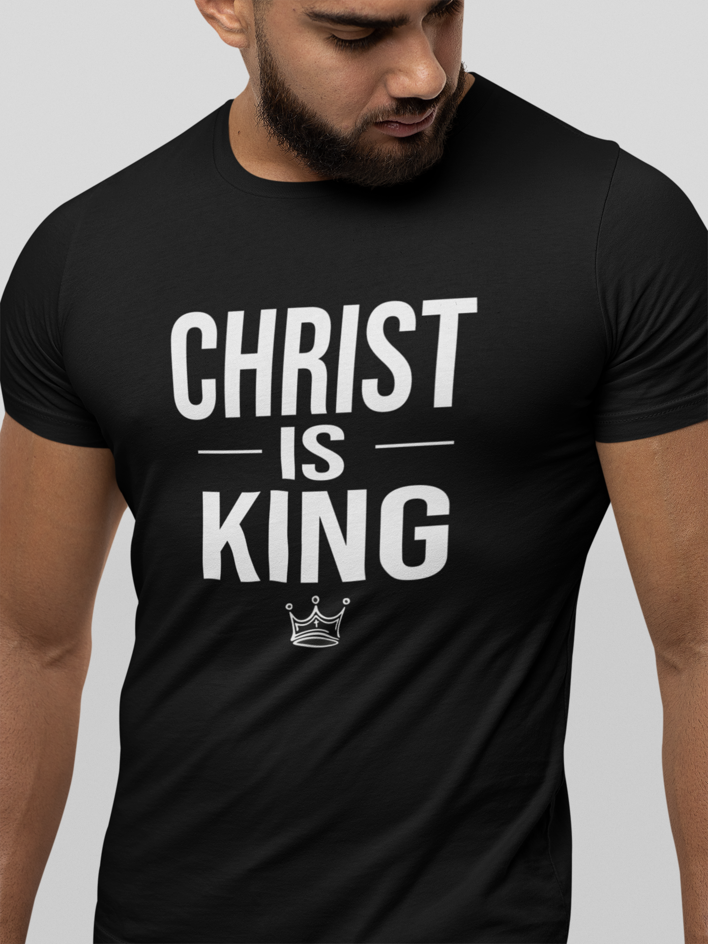 Christ Is King Shirt – Bold Christian Faith Graphic Tee (Copy)