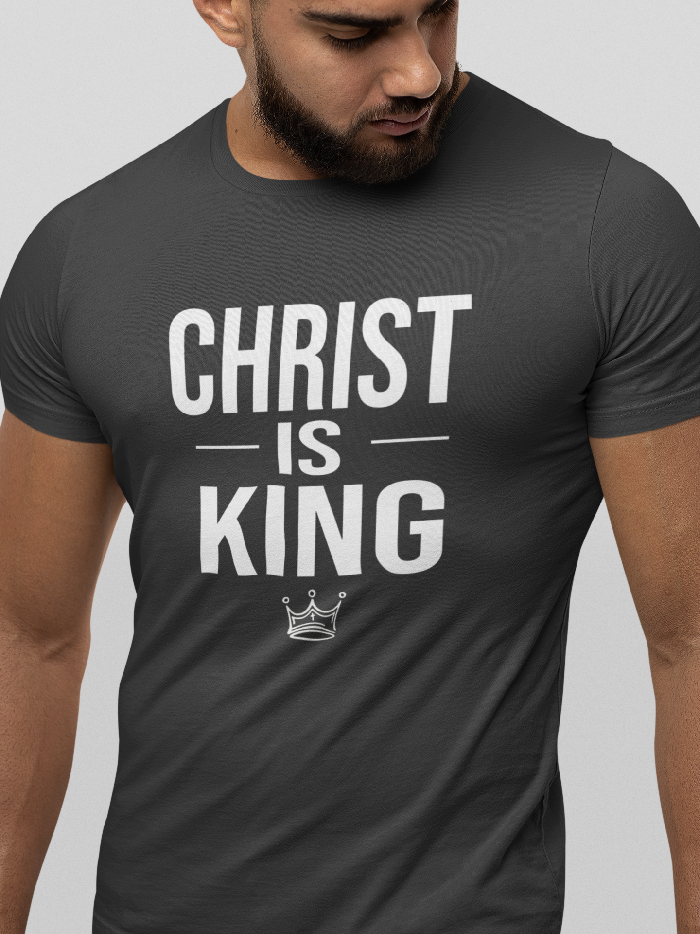 Christ Is King Shirt – Bold Christian Faith Graphic Tee (Copy)
