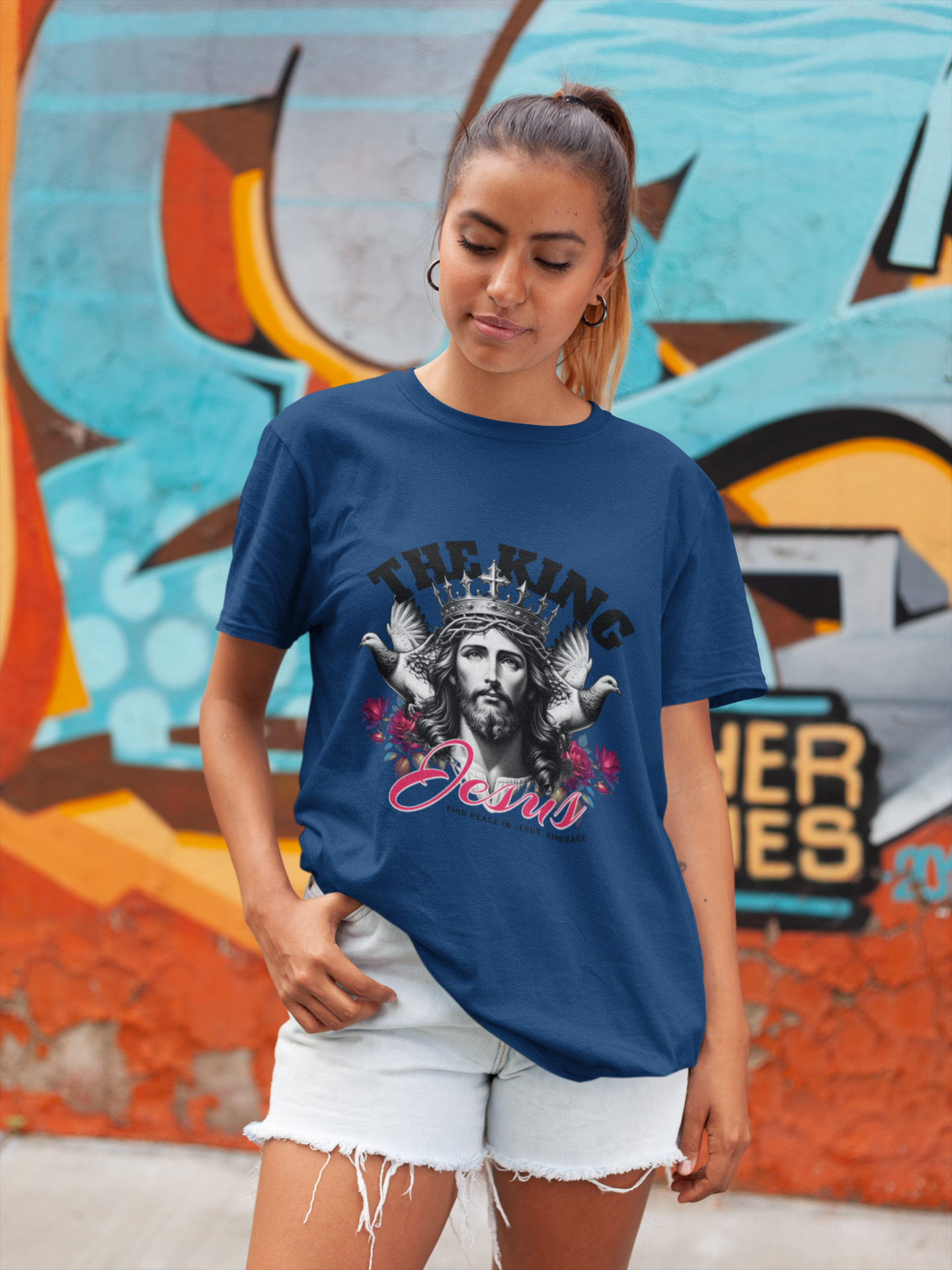 King Jesus Shirt – Jesus Is King Christian Graphic Tee