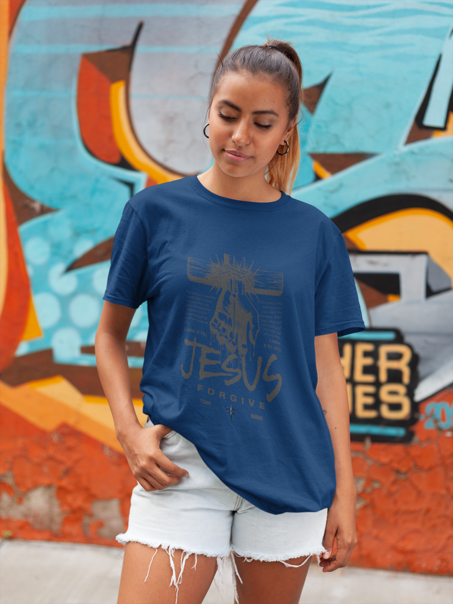 Jesus Forgives Shirt – Christian Faith Graphic Tee