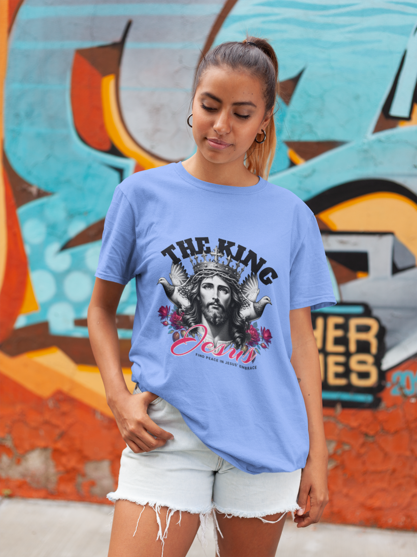 King Jesus Shirt – Jesus Is King Christian Graphic Tee