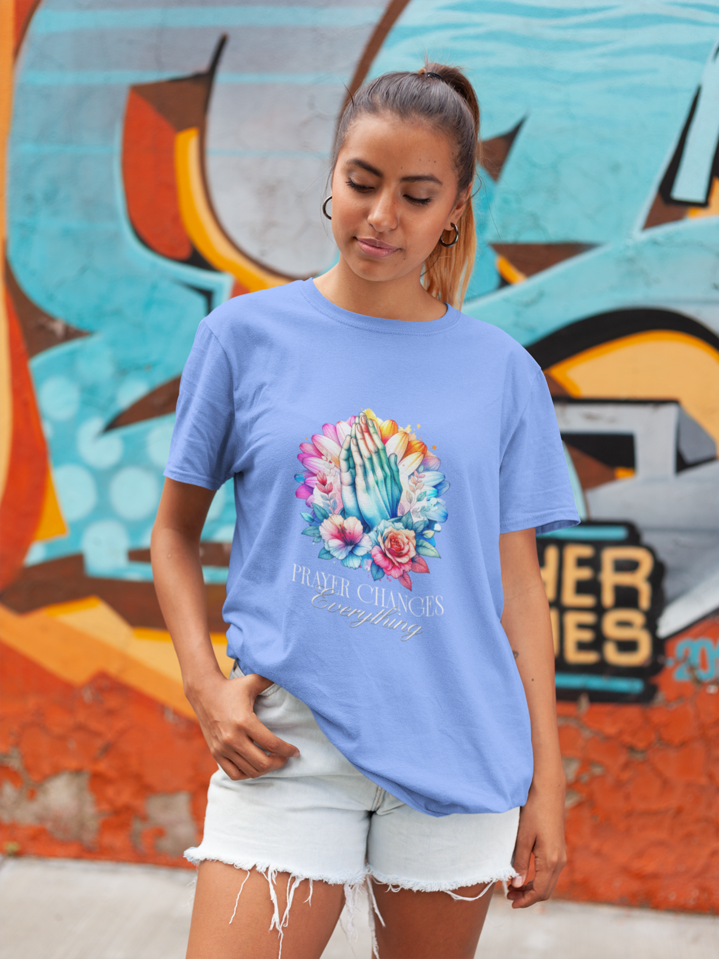 Prayer Changes Everything Shirt – Christian Faith Graphic Tee