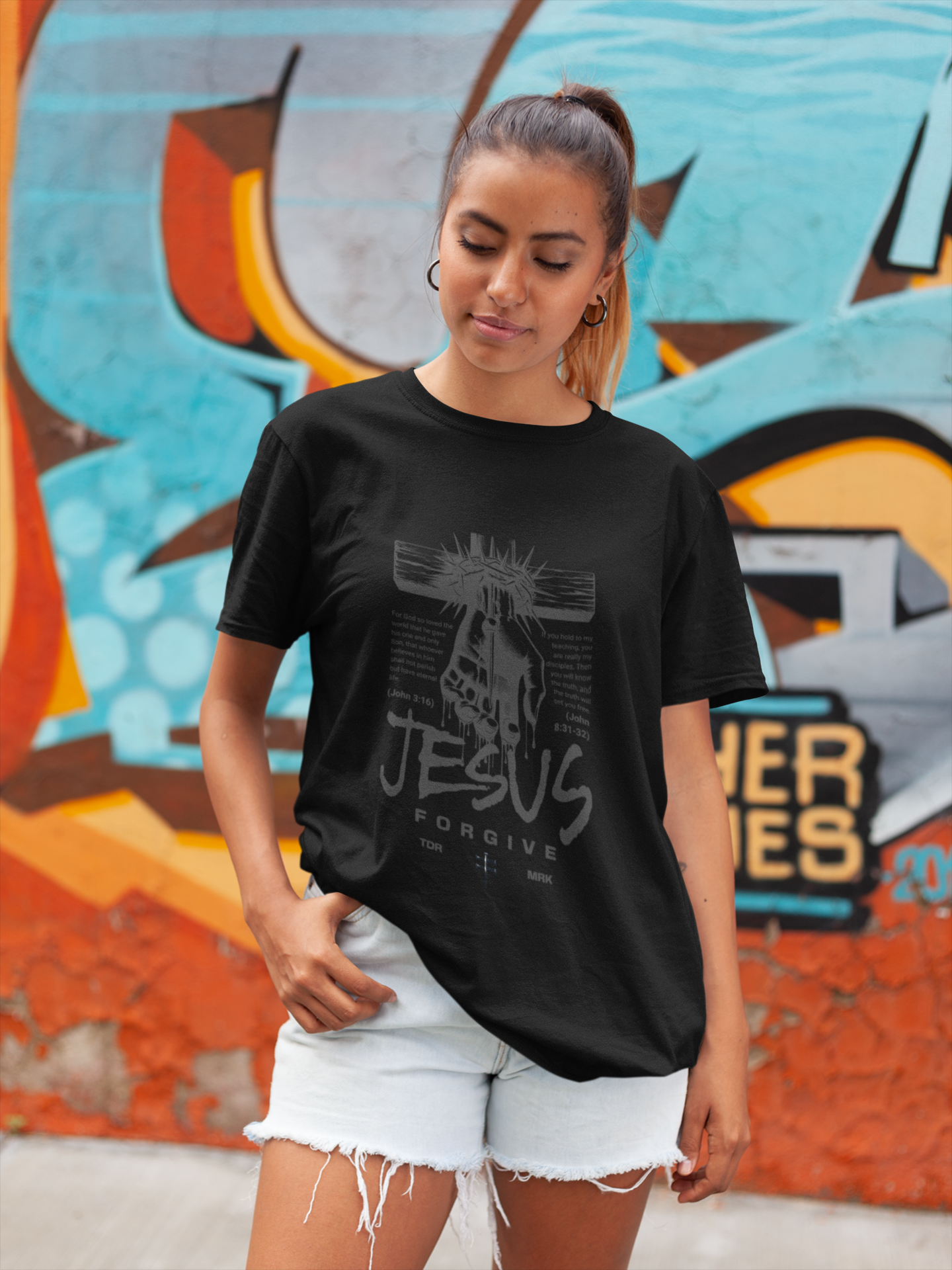 Jesus Forgives Shirt – Christian Faith Graphic Tee