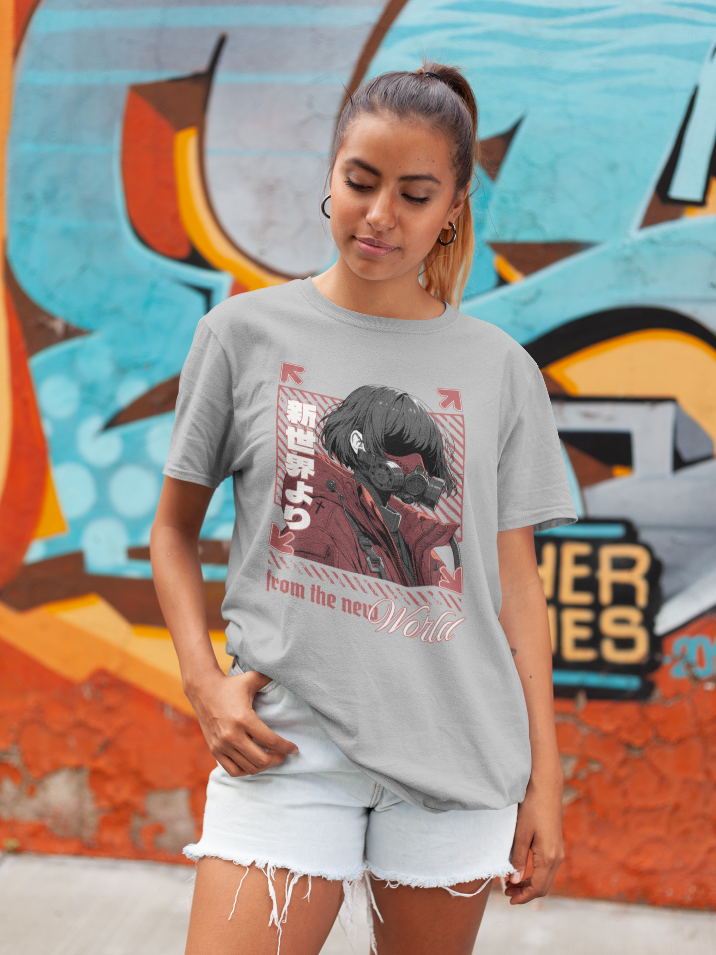 Anime Apocalypse Graphic T-Shirt – Dark Aesthetic Streetwear Tee
