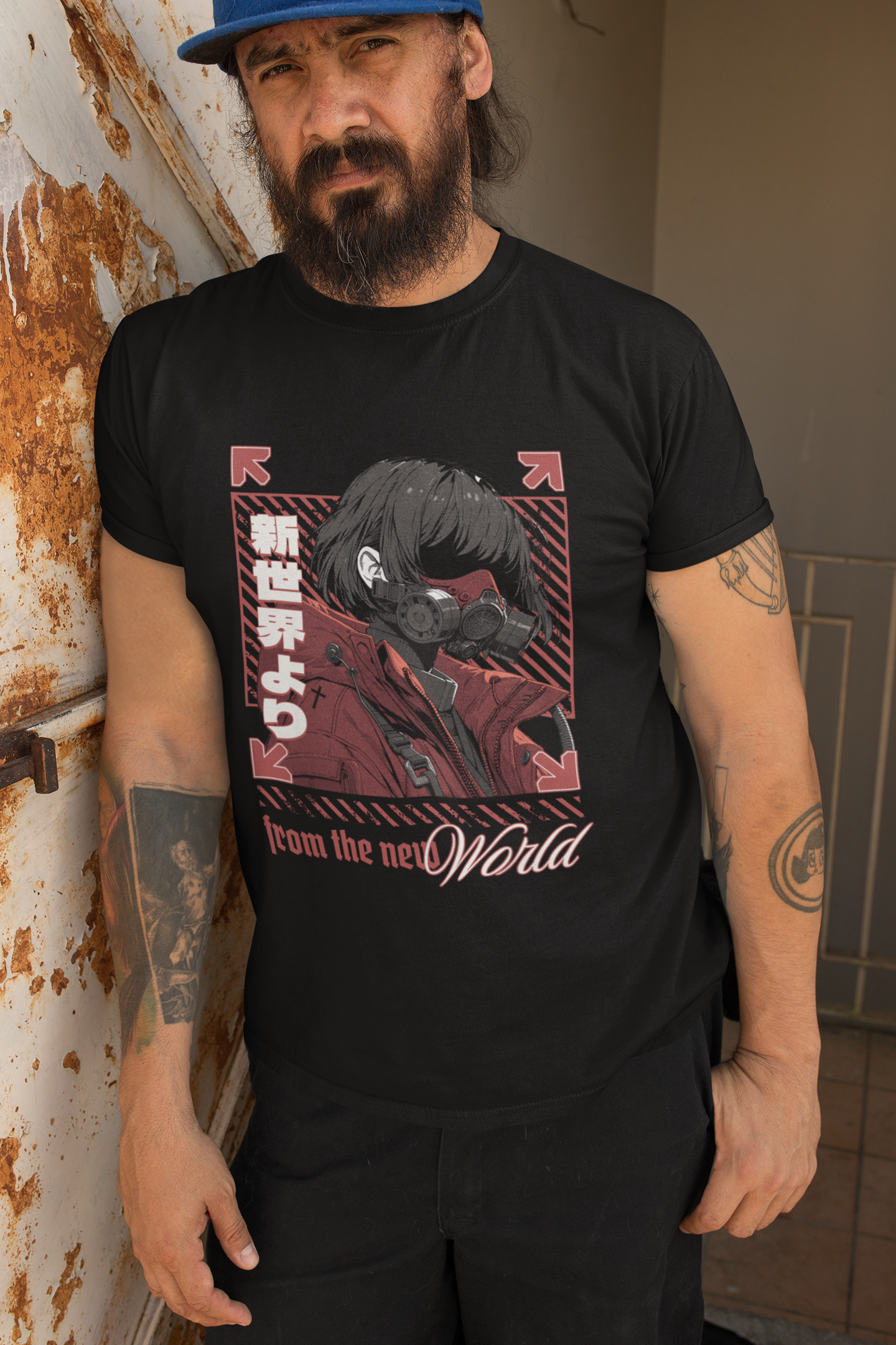 Anime Apocalypse Graphic T-Shirt – Dark Aesthetic Streetwear Tee