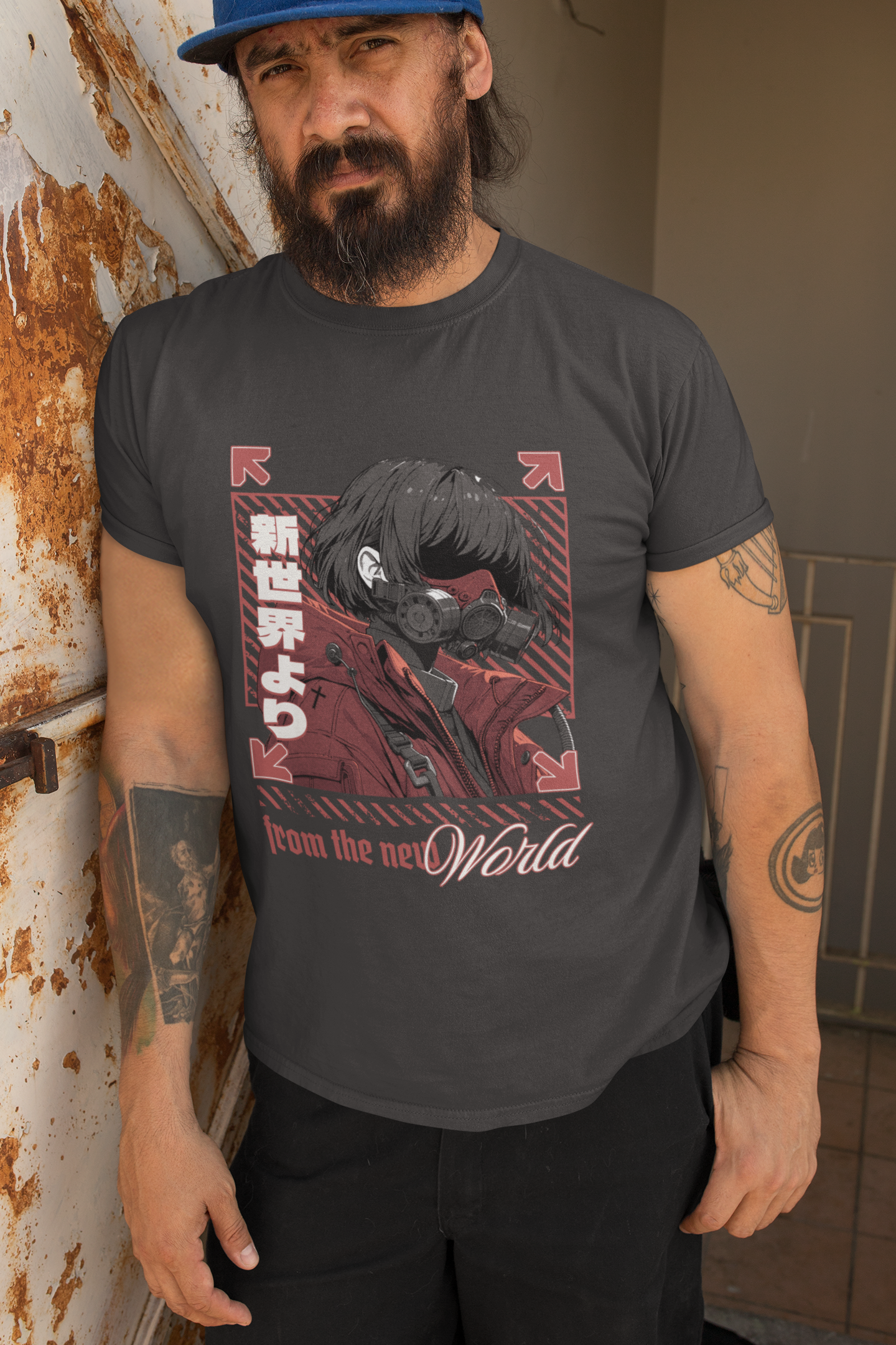 Anime Apocalypse Graphic T-Shirt – Dark Aesthetic Streetwear Tee