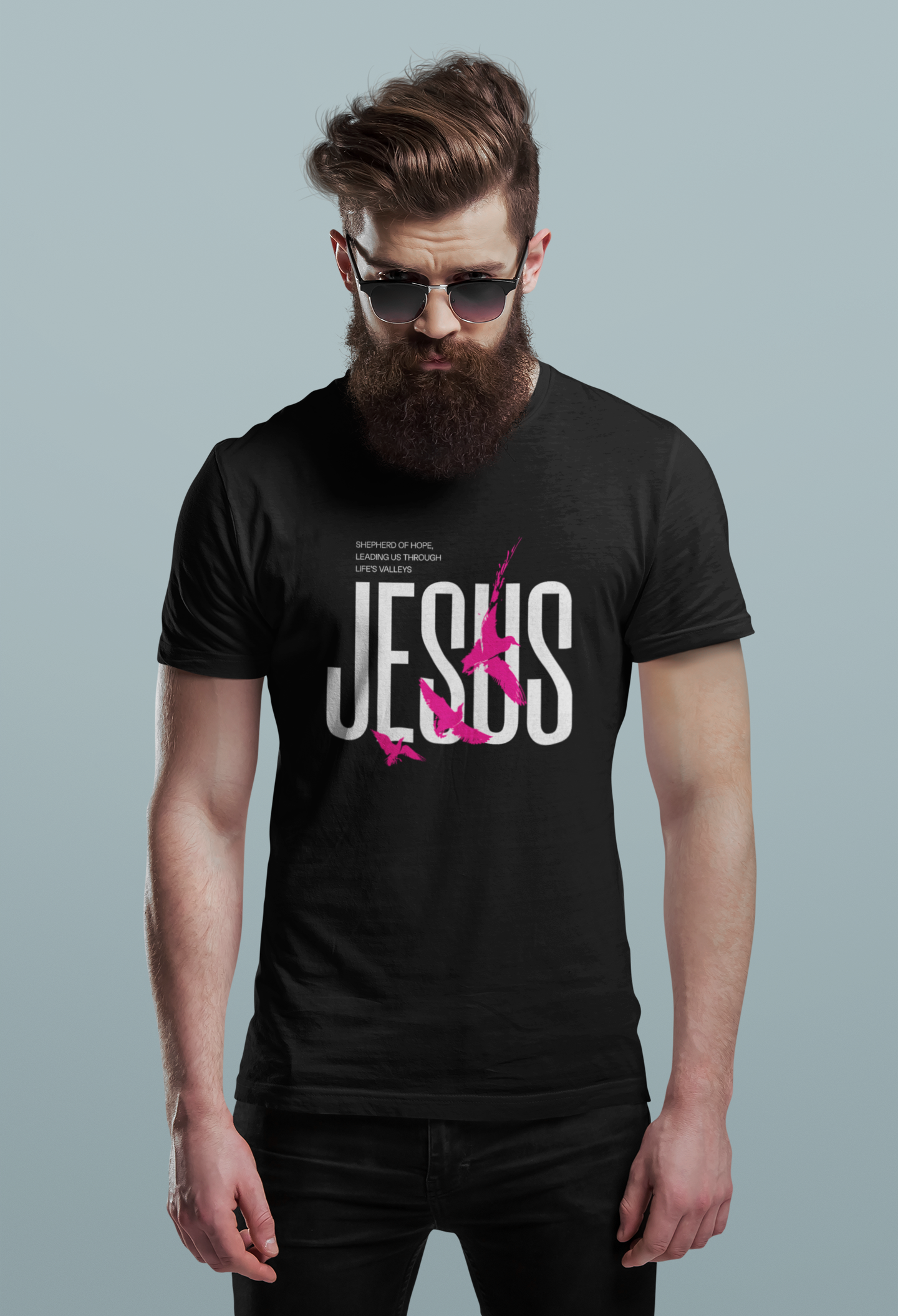 Jesus Graphic T-Shirt – Shepherd of Hope Christian Streetwear Tee
