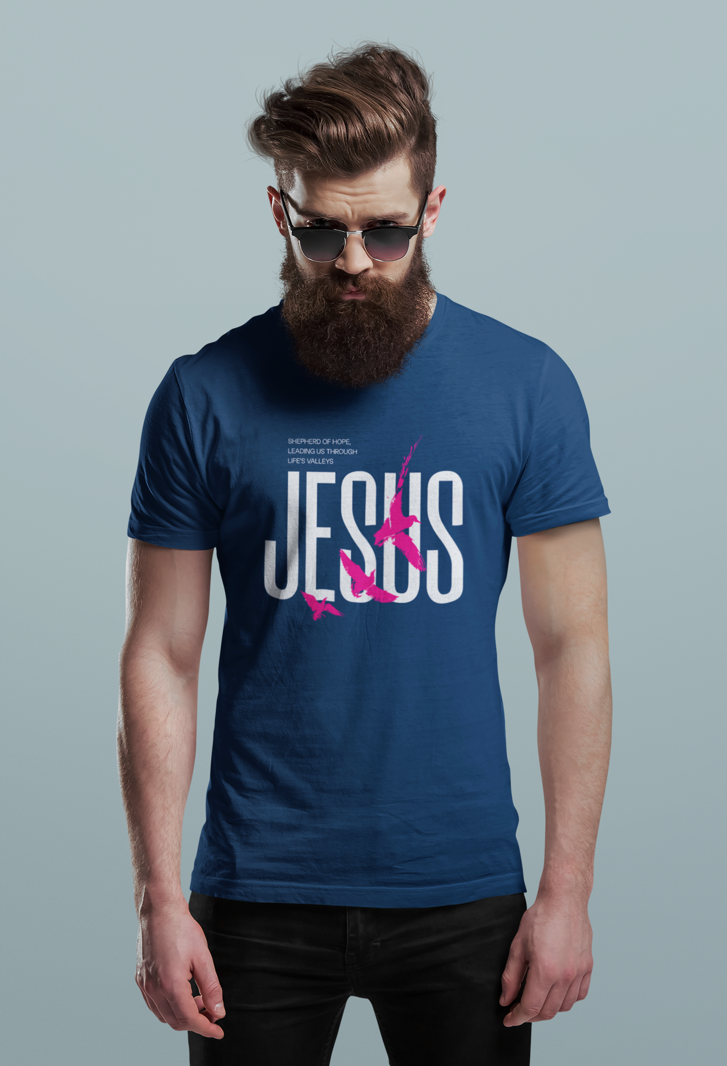 Jesus Graphic T-Shirt – Shepherd of Hope Christian Streetwear Tee