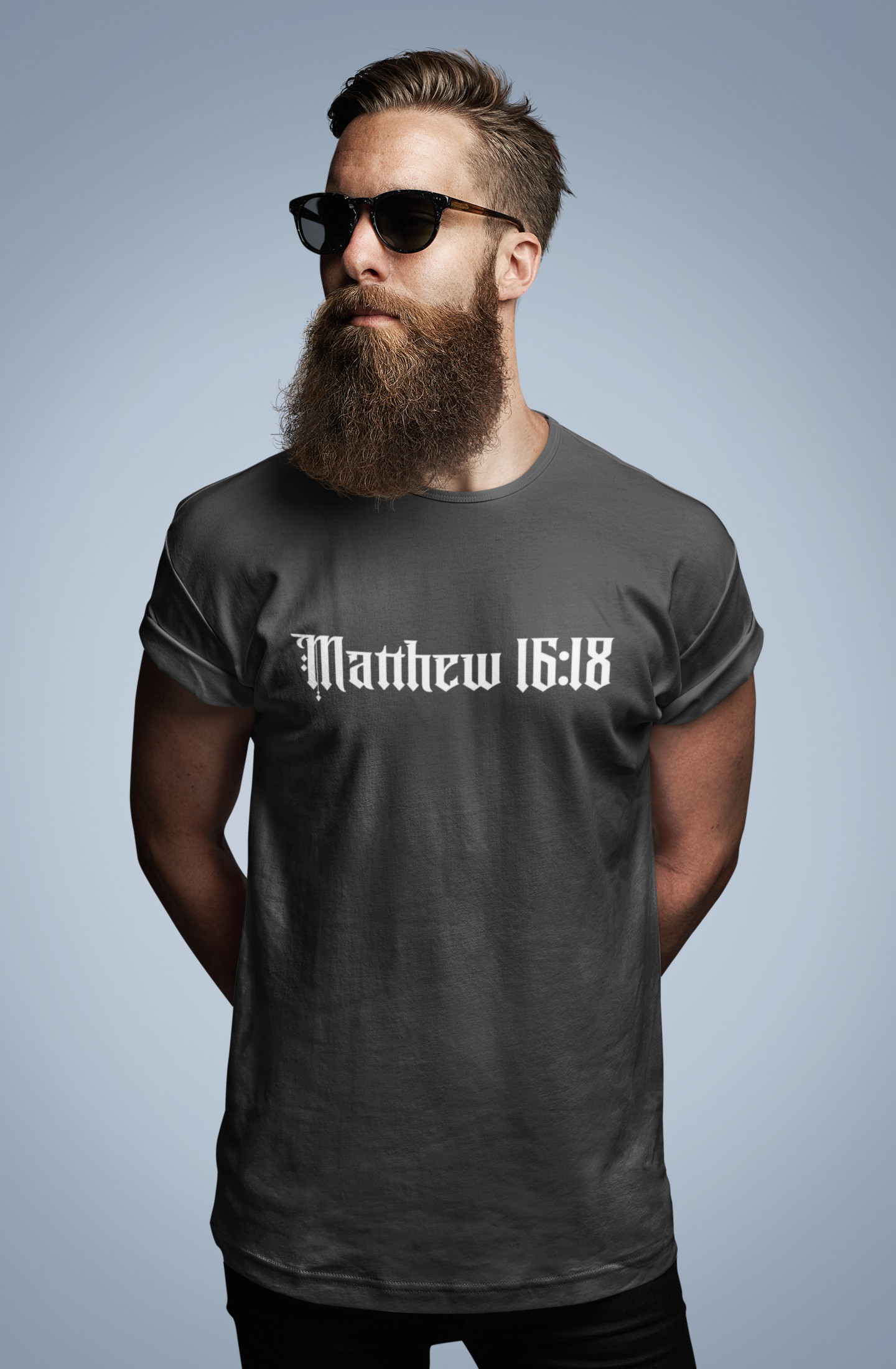Matthew 16:18 Christian Graphic T-Shirt | One True Church Catholic Streetwear Tee
