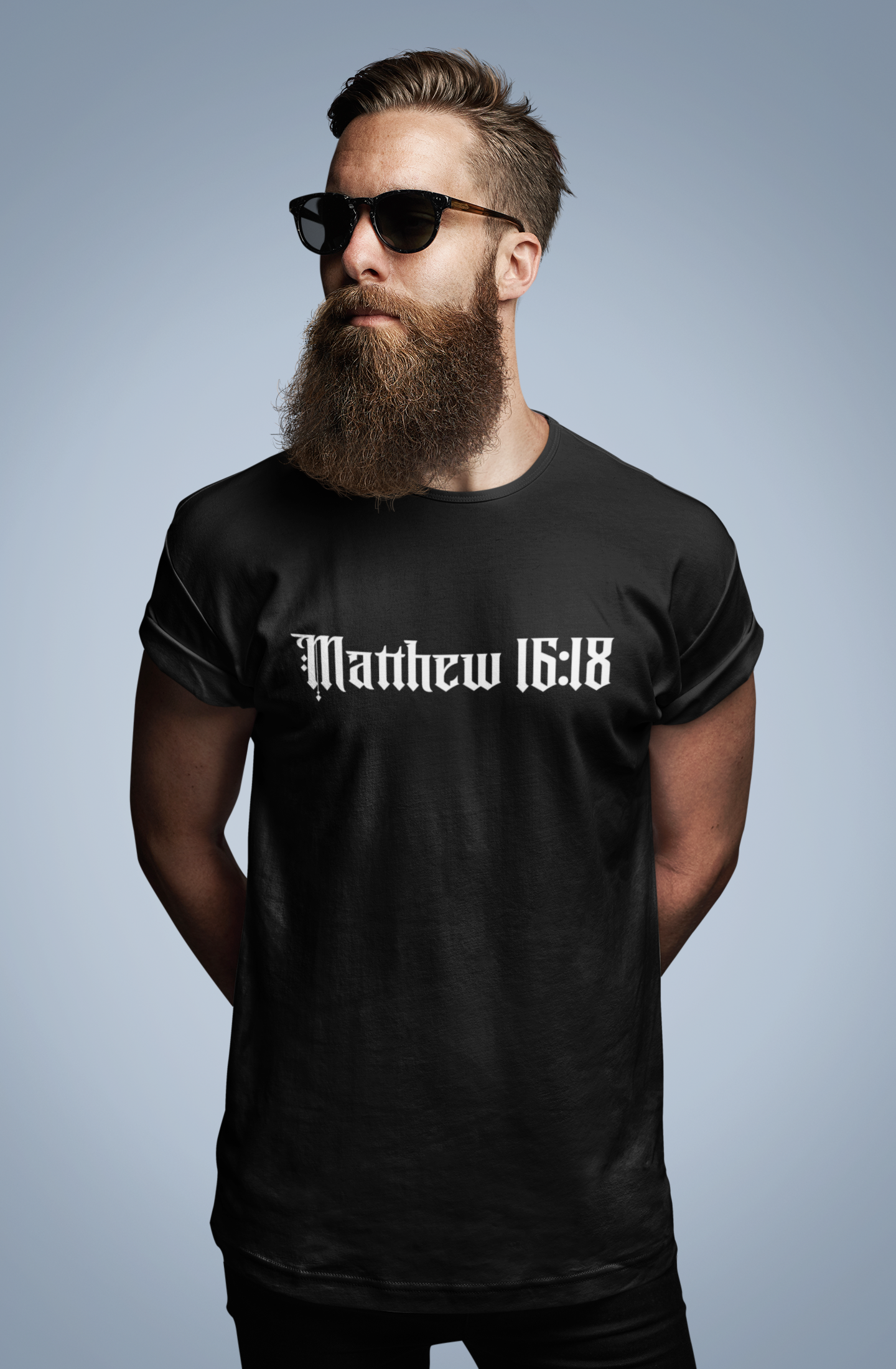 Matthew 16:18 Christian Graphic T-Shirt | One True Church Catholic Streetwear Tee