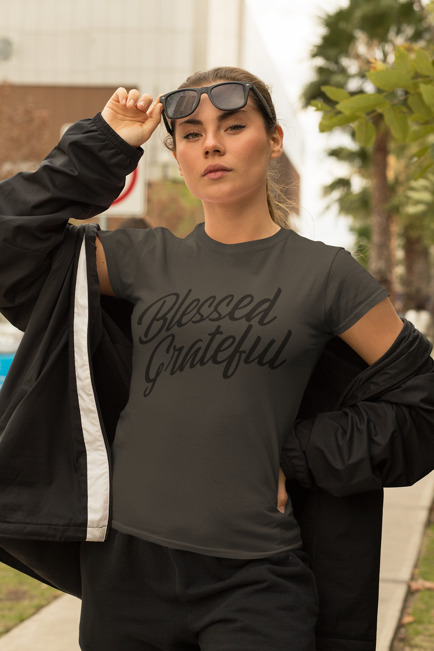 Blessed & Grateful Christian Shirt | Inspirational Faith Graphic Tee