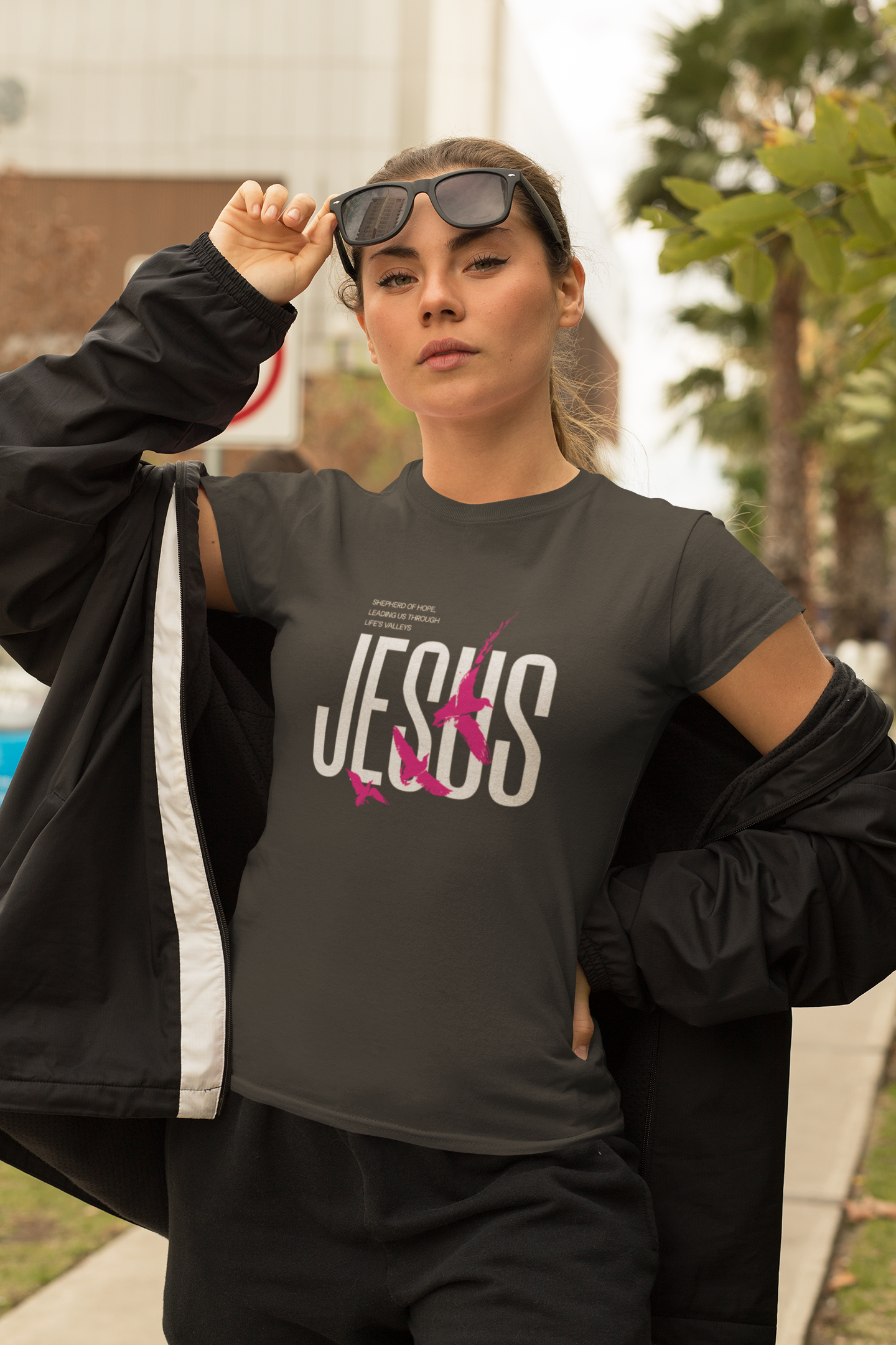 Jesus Graphic T-Shirt – Shepherd of Hope Christian Streetwear Tee