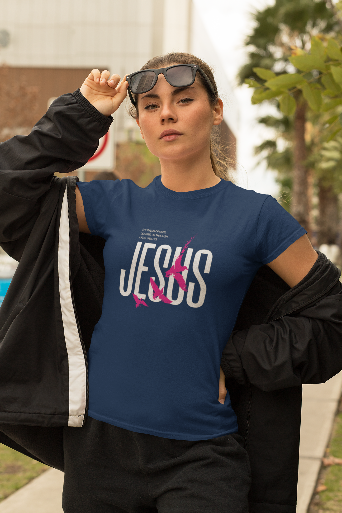 Jesus Graphic T-Shirt – Shepherd of Hope Christian Streetwear Tee