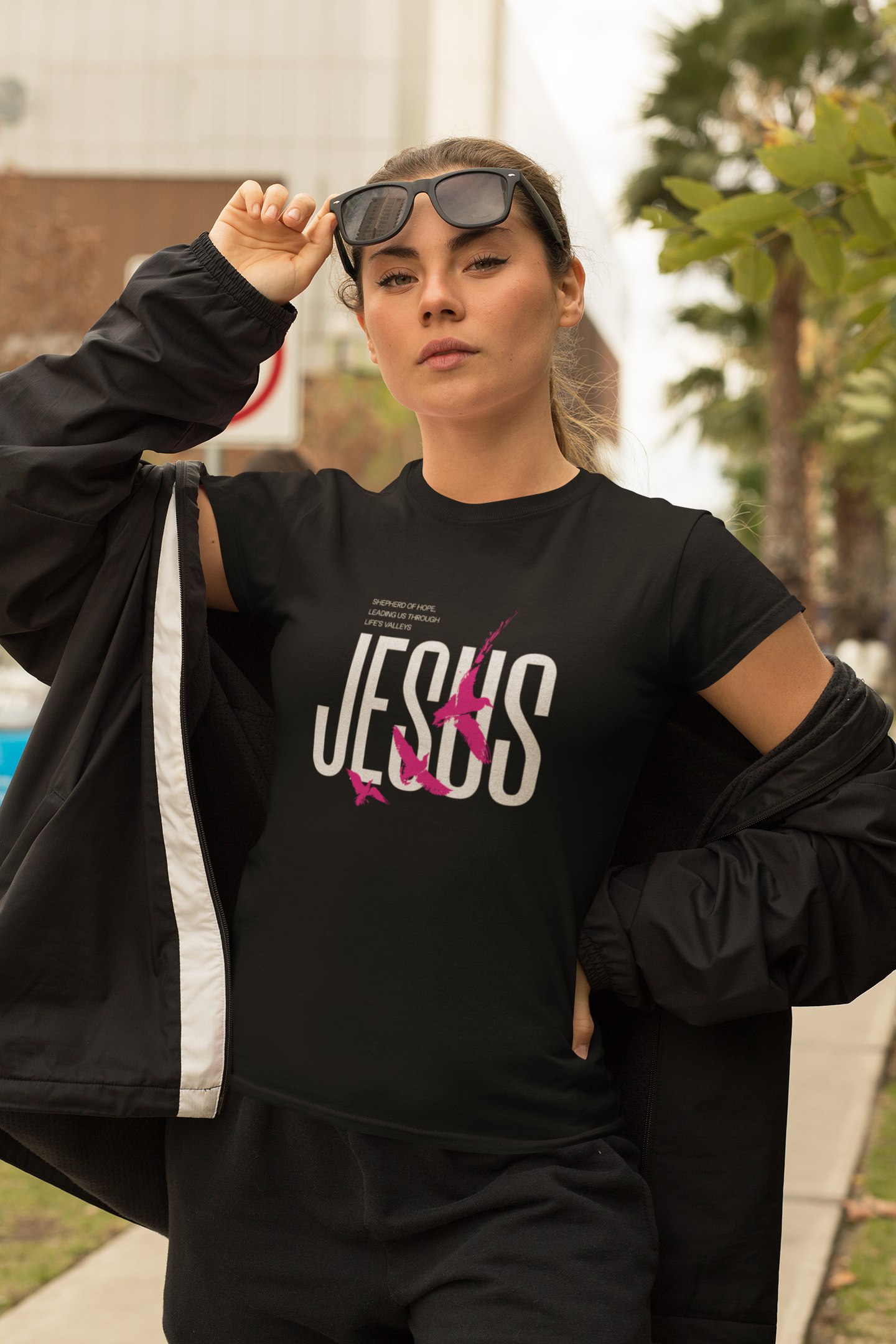 Jesus Graphic T-Shirt – Shepherd of Hope Christian Streetwear Tee