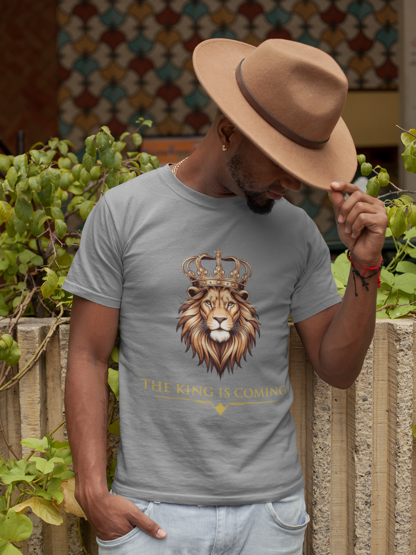 The King Is Coming Shirt – Lion of Judah Christian Graphic Tee
