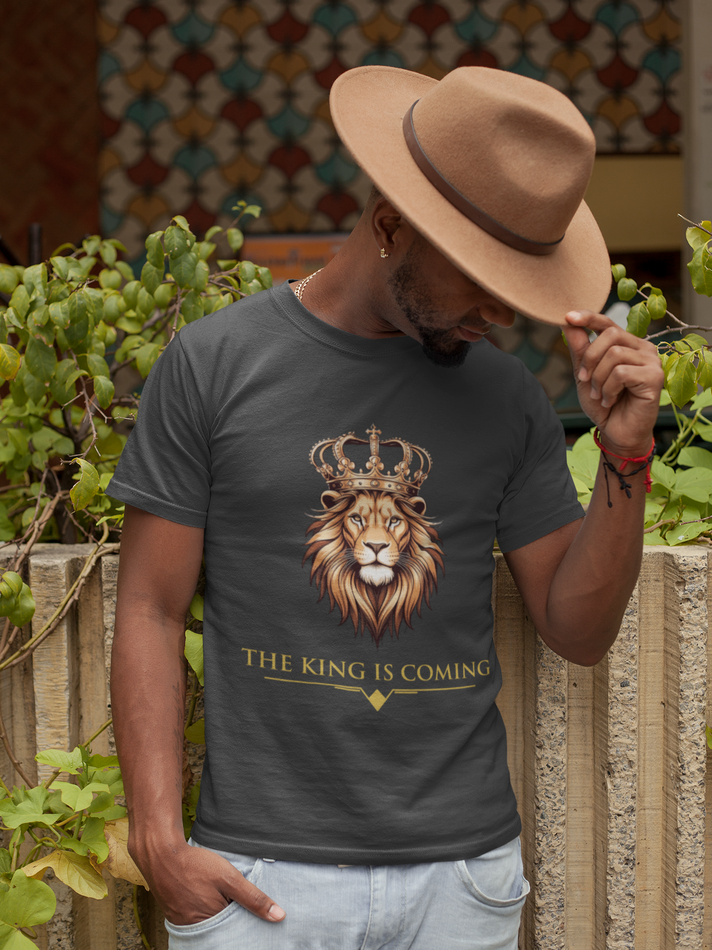 The King Is Coming Shirt – Lion of Judah Christian Graphic Tee