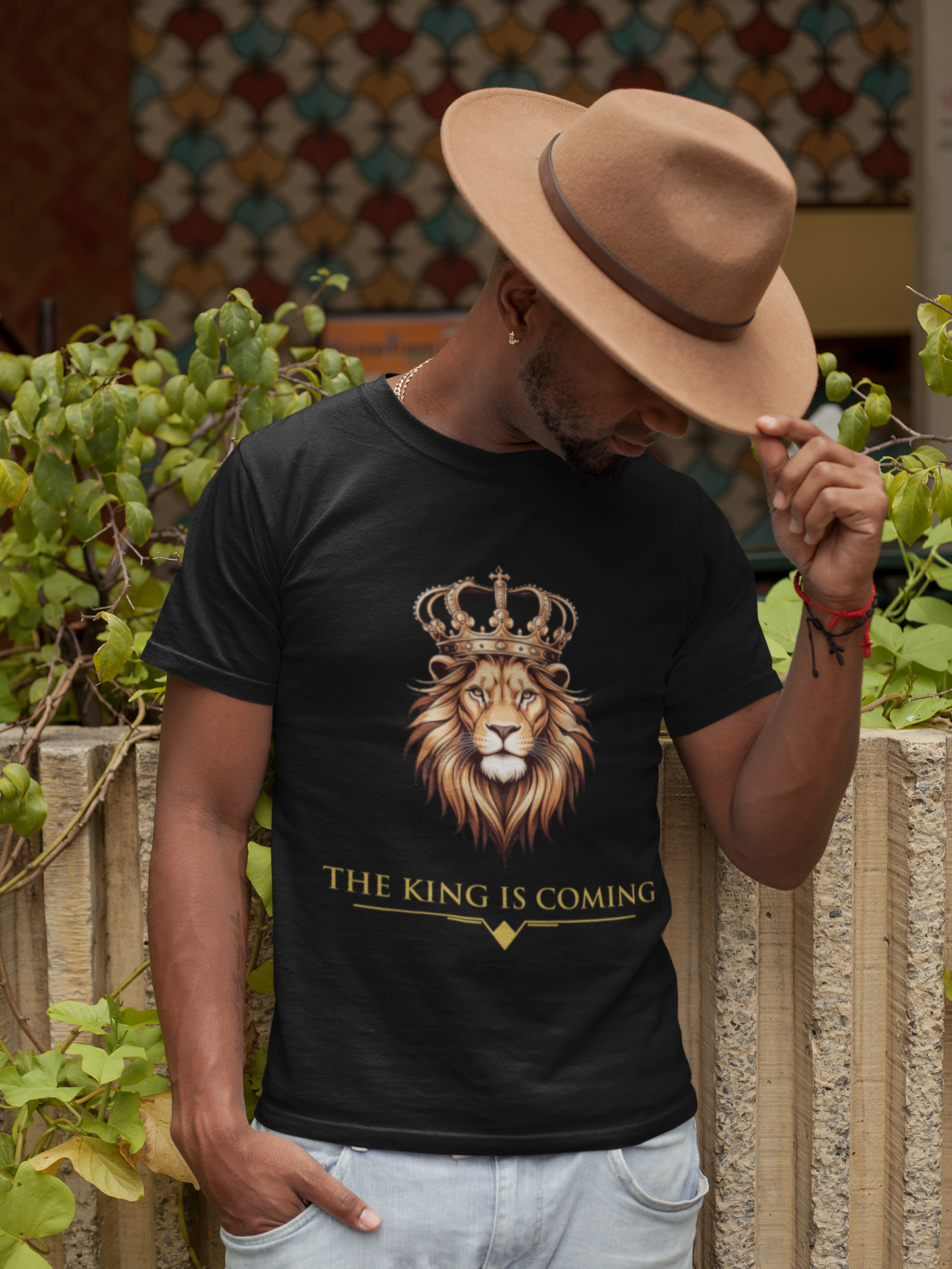 The King Is Coming Shirt – Lion of Judah Christian Graphic Tee