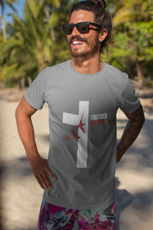Forgiven Christian T-Shirt – Minimalist Faith Graphic Tee