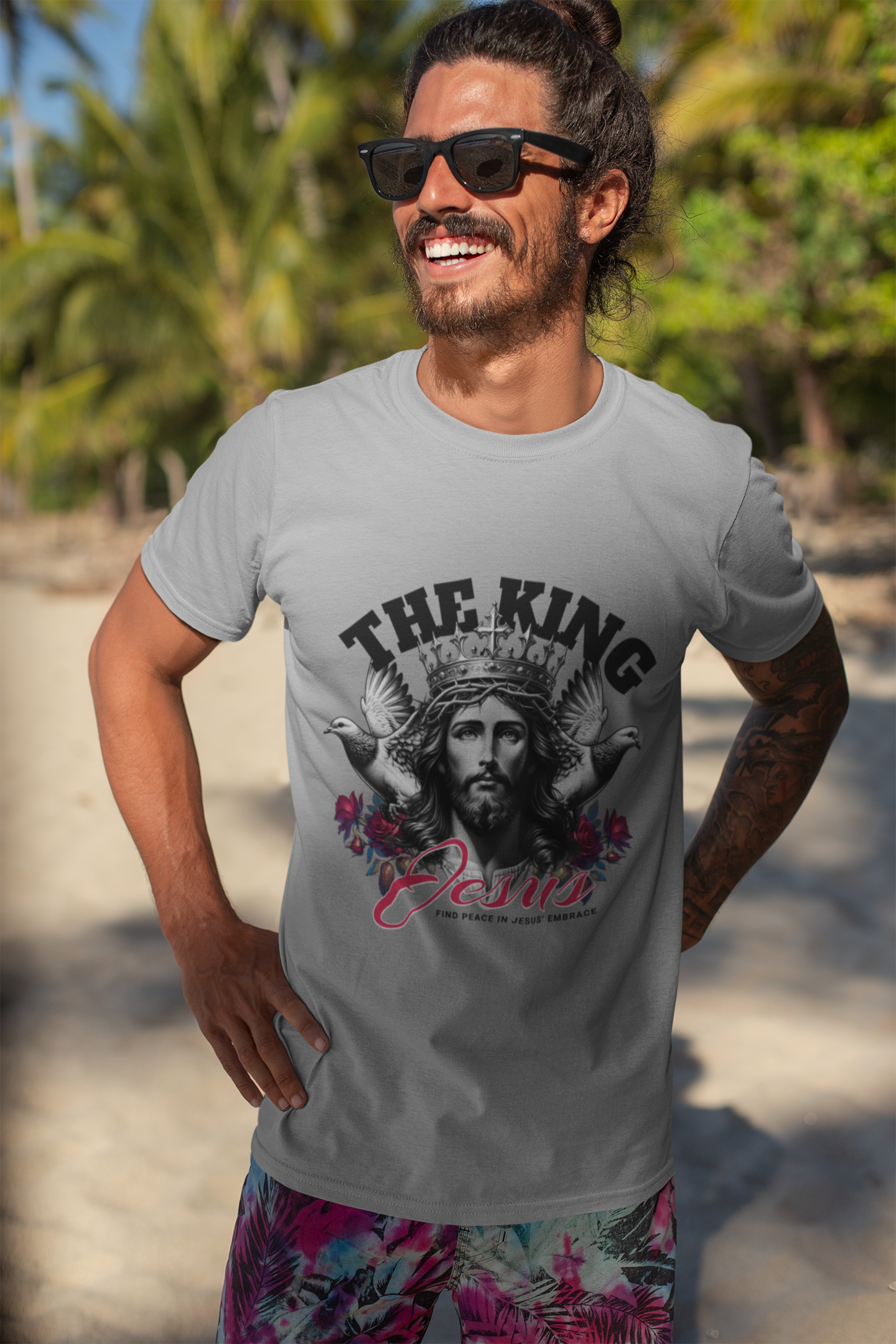 King Jesus Shirt – Jesus Is King Christian Graphic Tee
