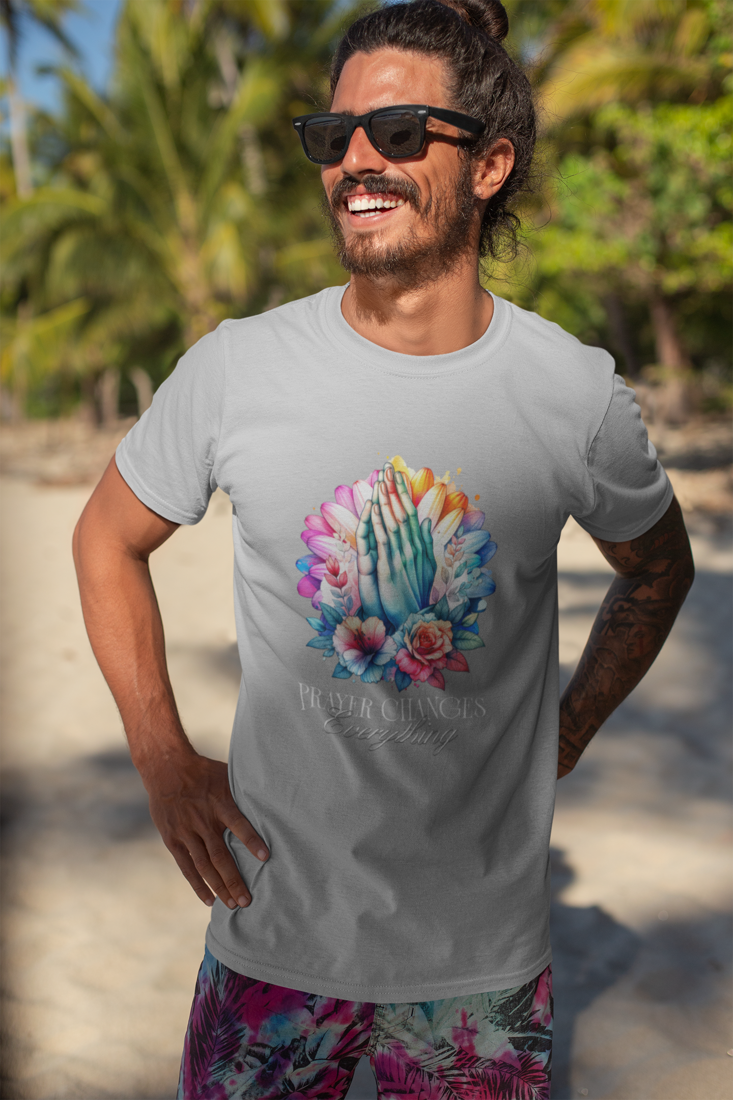 Prayer Changes Everything Shirt – Christian Faith Graphic Tee