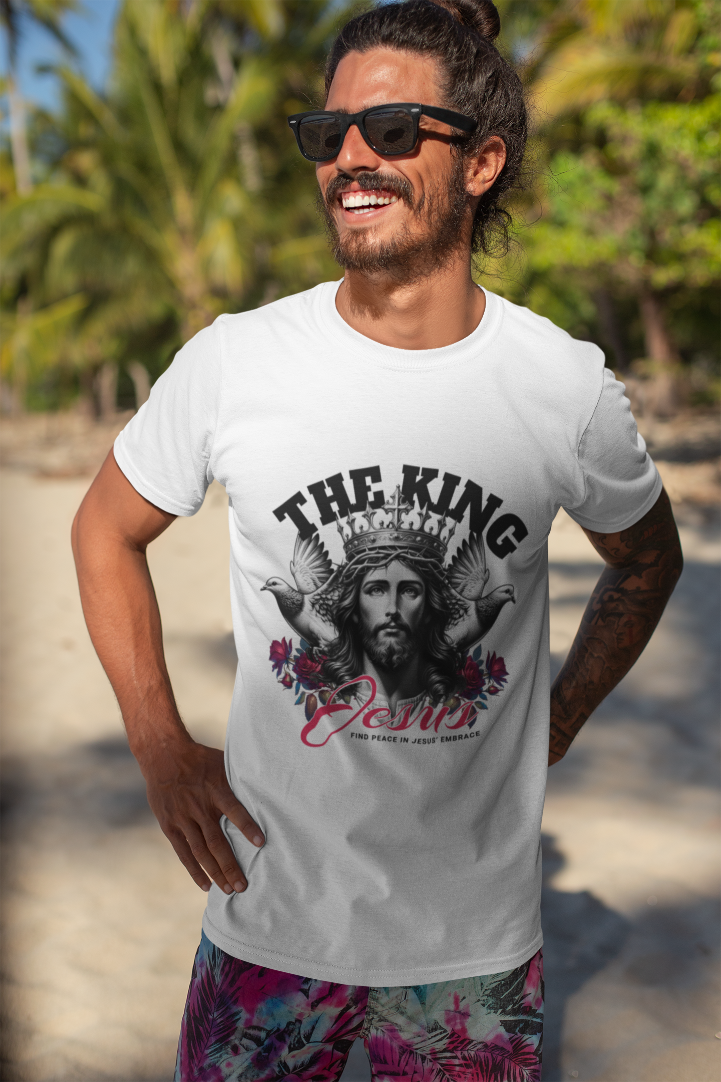 King Jesus Shirt – Jesus Is King Christian Graphic Tee