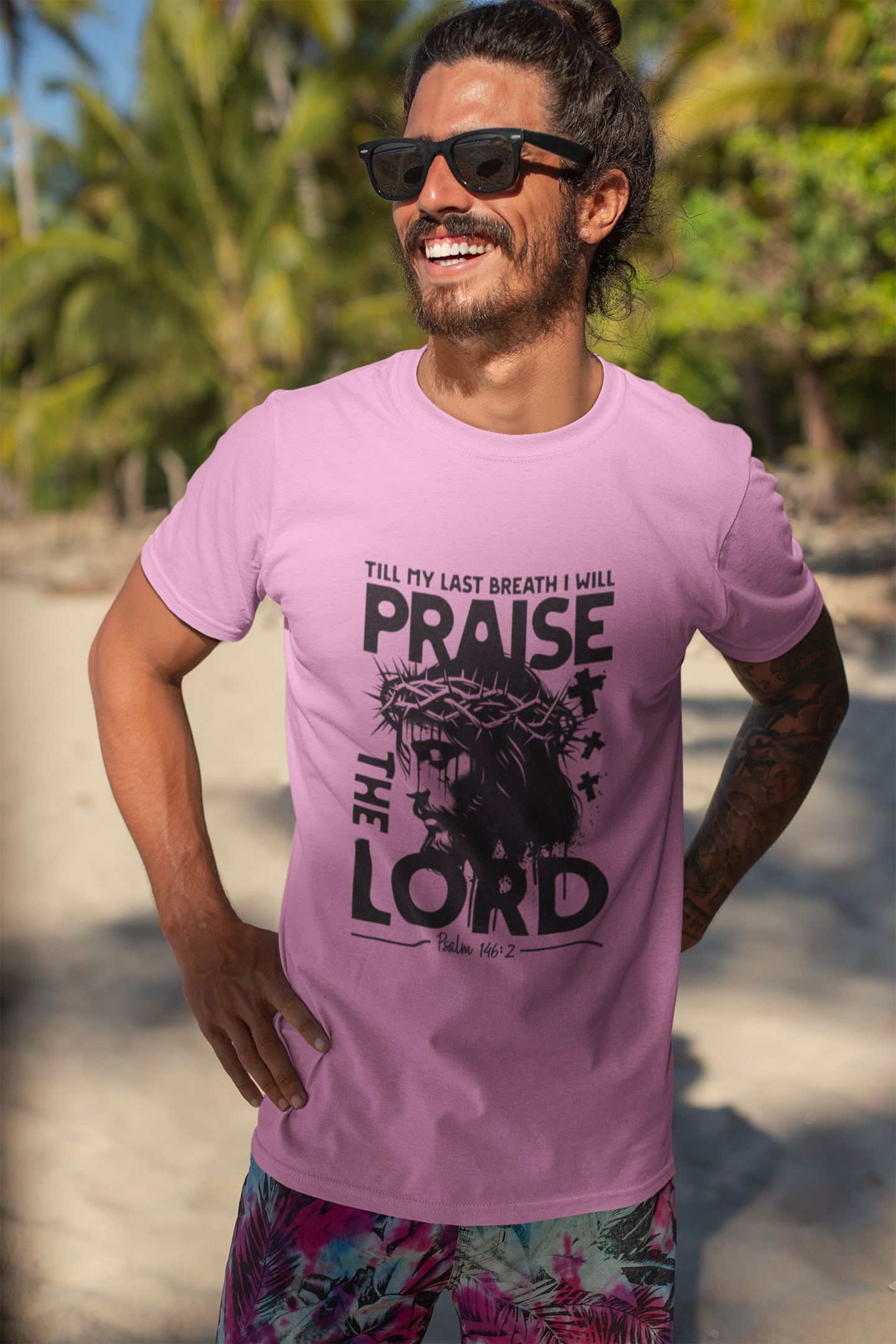Worship Christian T-Shirt – Praise God Faith Graphic Tee