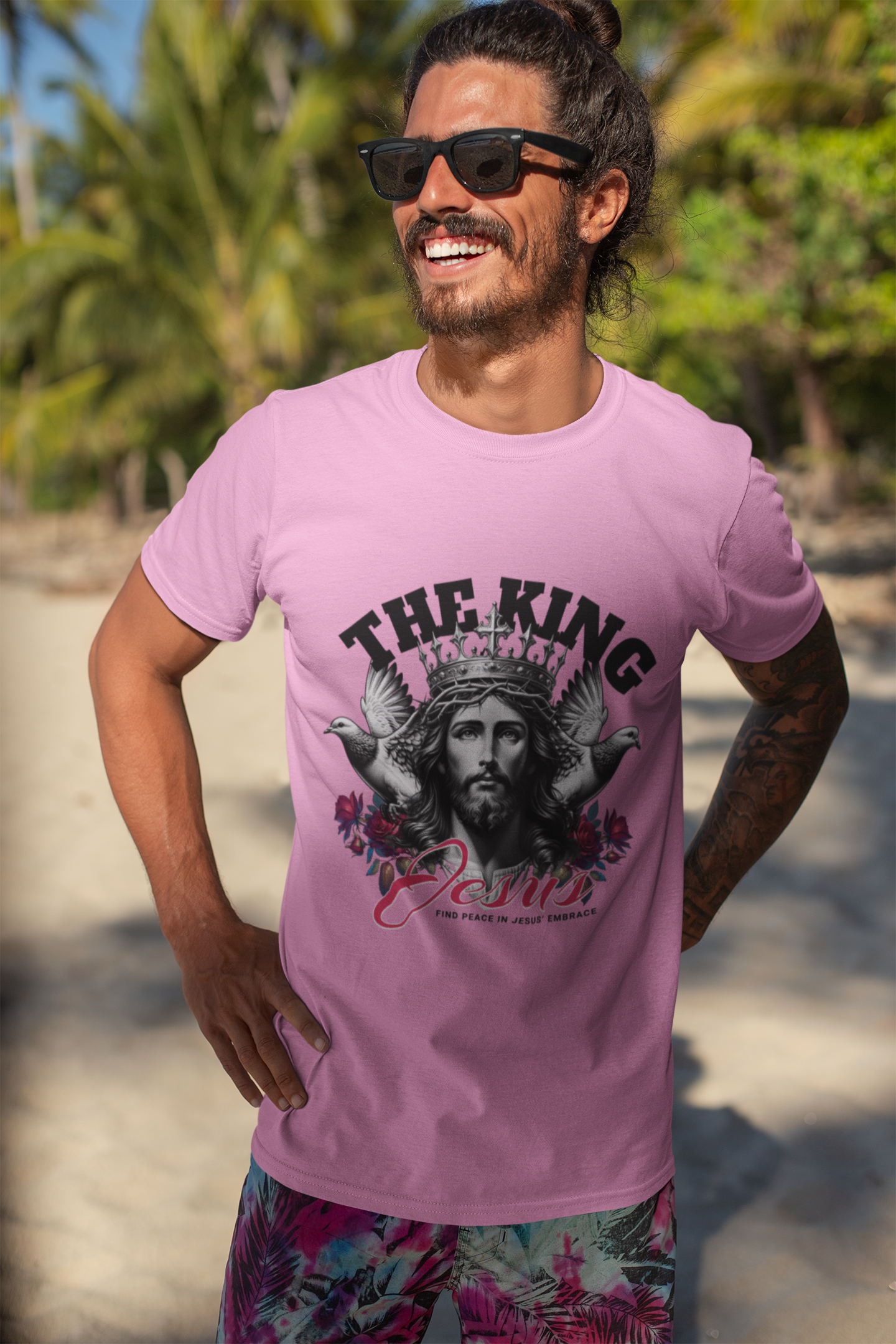 King Jesus Shirt – Jesus Is King Christian Graphic Tee
