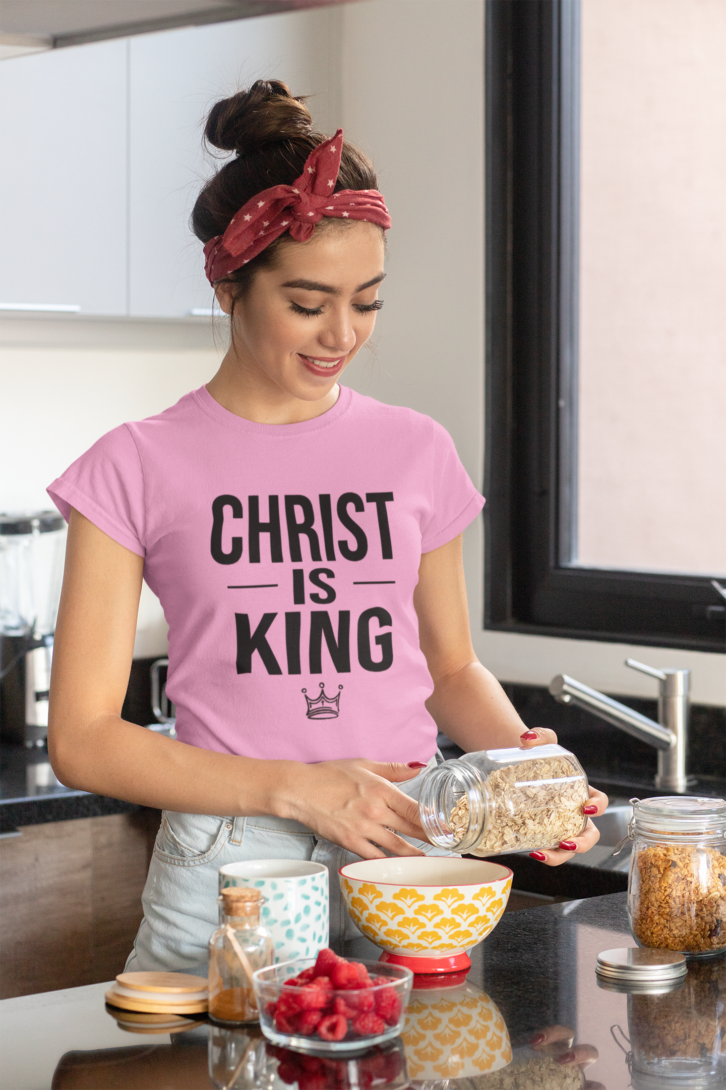Christ Is King Shirt – Bold Christian Faith Graphic Tee (Copy) (Copy)
