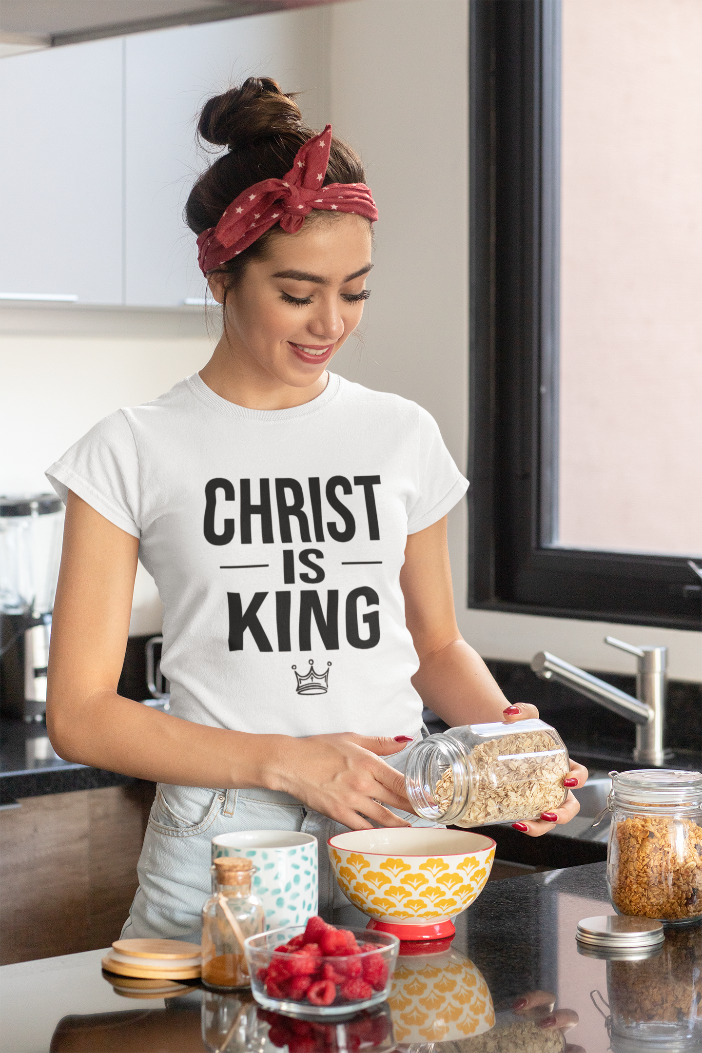 Christ Is King Shirt – Bold Christian Faith Graphic Tee (Copy) (Copy)
