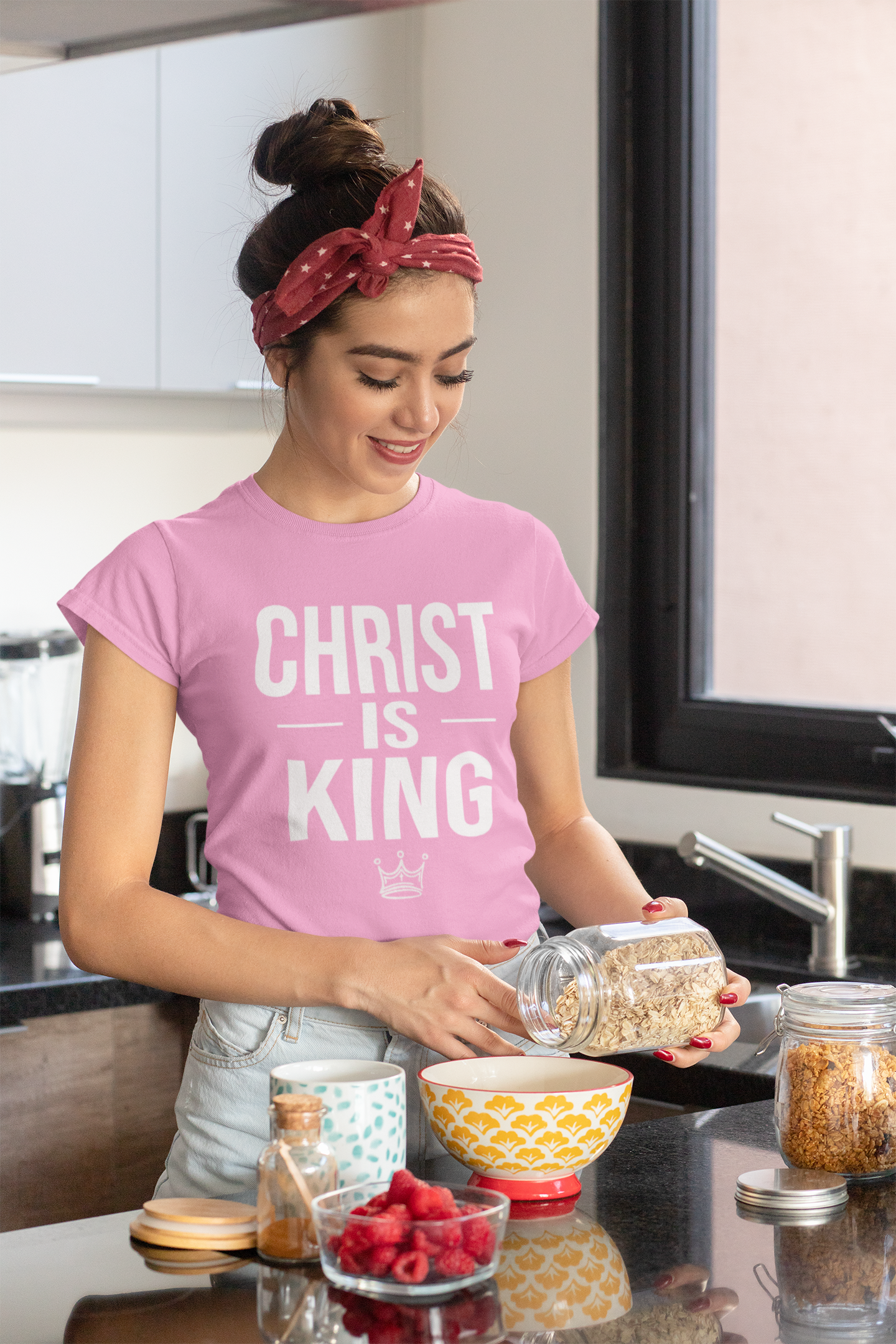 Christ Is King Shirt – Bold Christian Faith Graphic Tee (Copy)